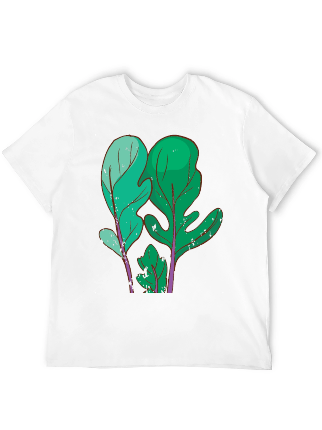 Leaf Graphic Tee - Unique Plant Design