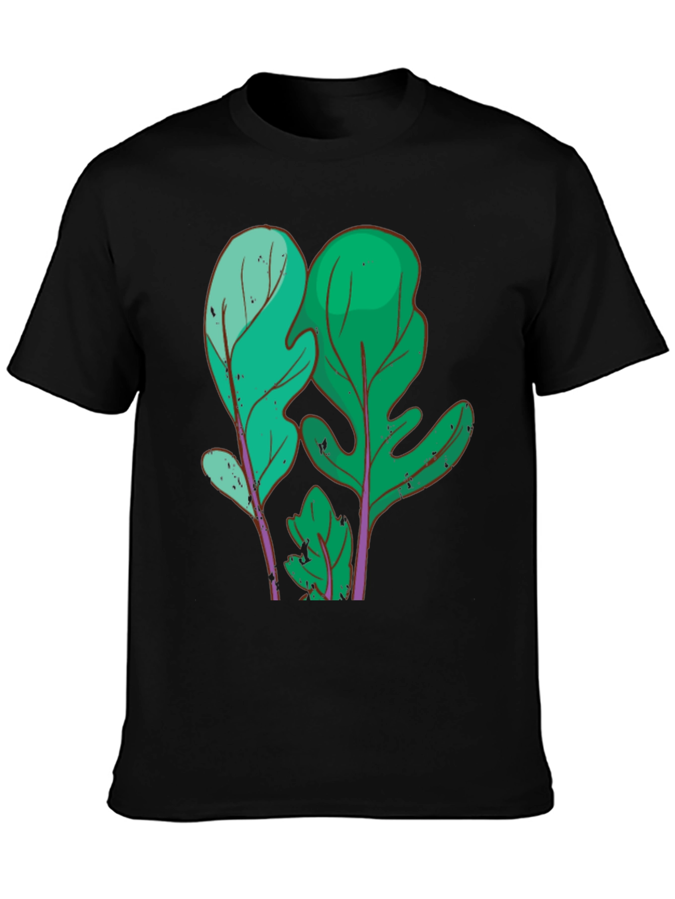 Leaf Graphic Tee - Unique Plant Design