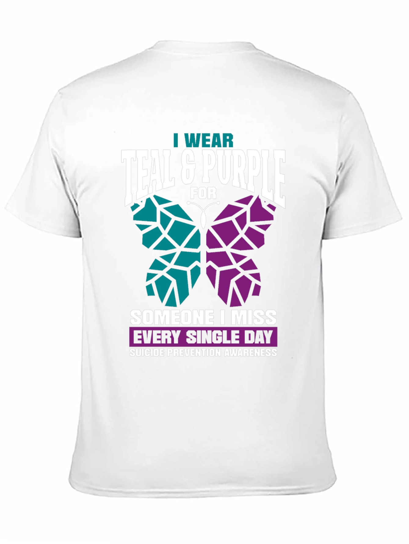 Teal & Purple Suicide Awareness T-Shirt