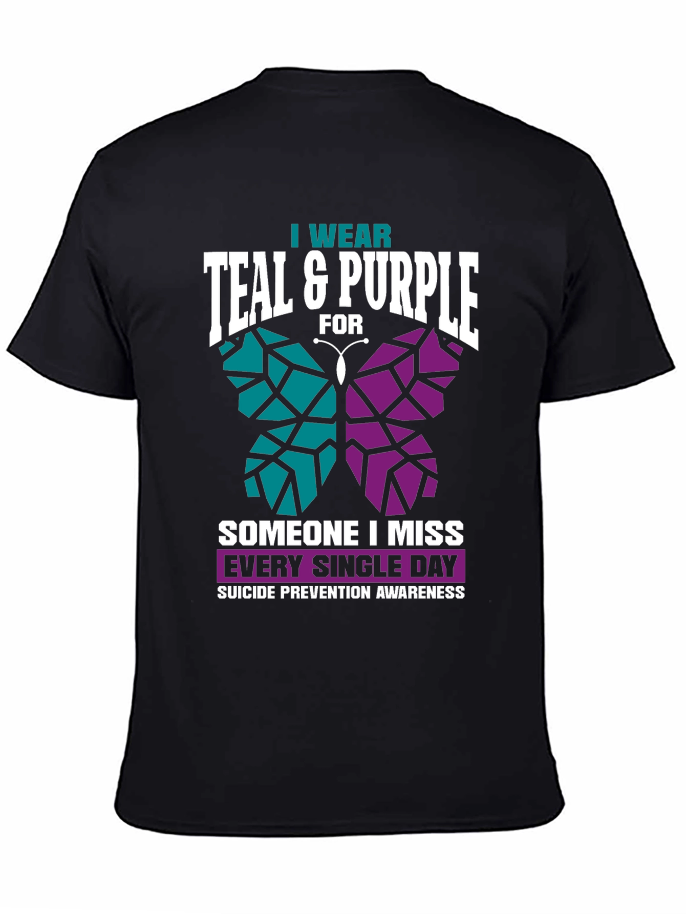 Teal & Purple Suicide Awareness T-Shirt