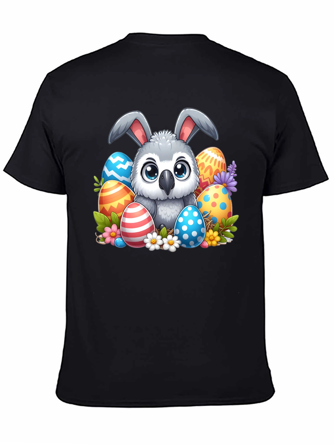 Cute Easter Owl Bunny T-Shirt
