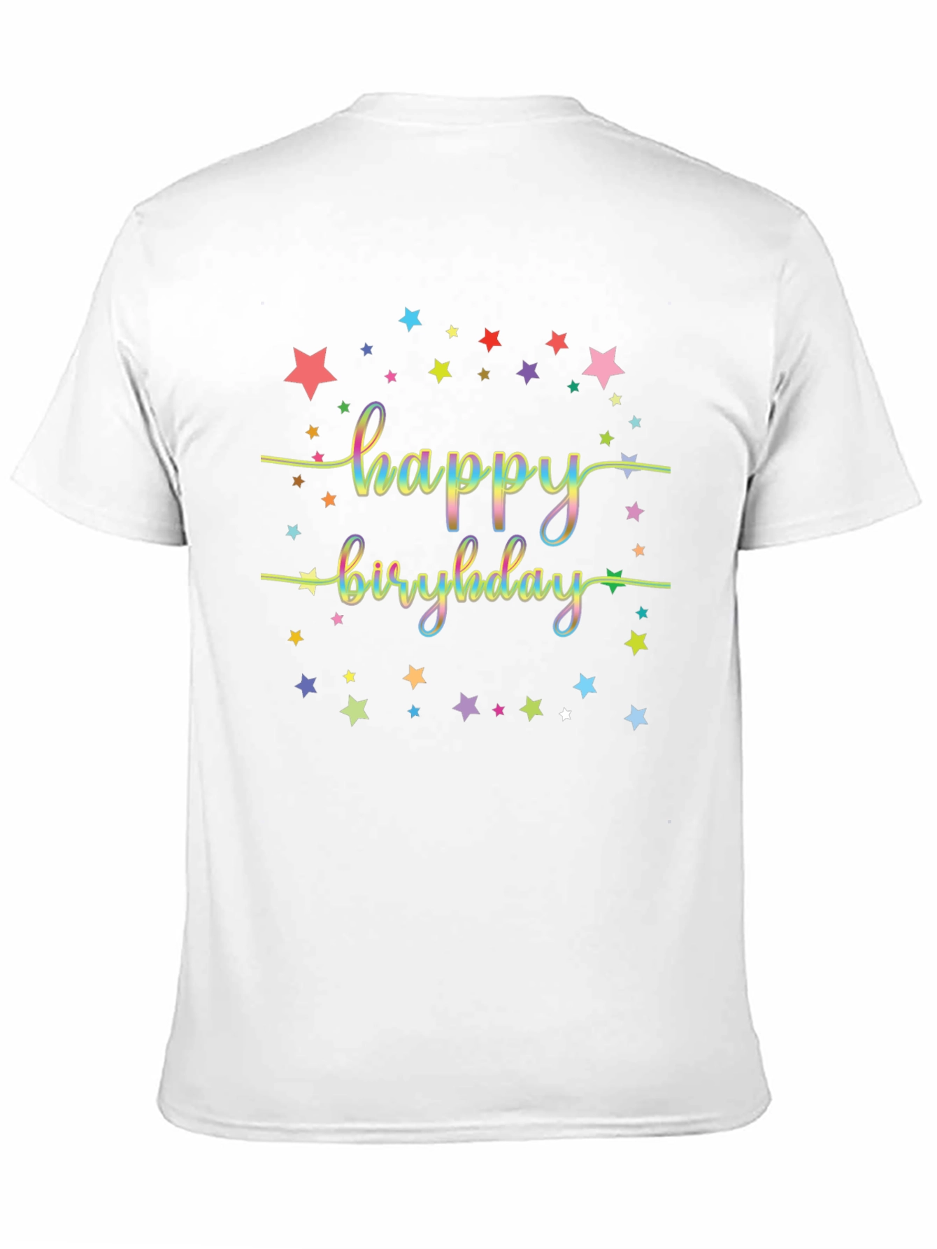 Happy Birthday Starry Graphic Tee