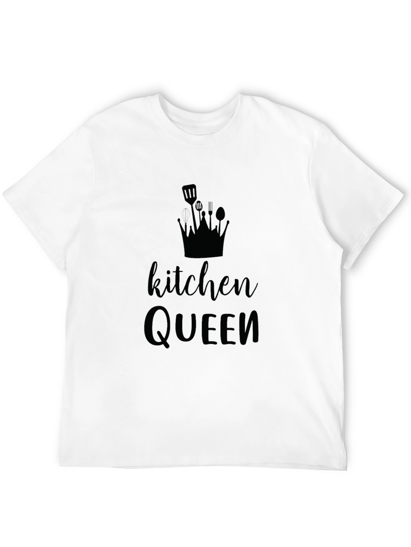Kitchen Queen Black Graphic Tee