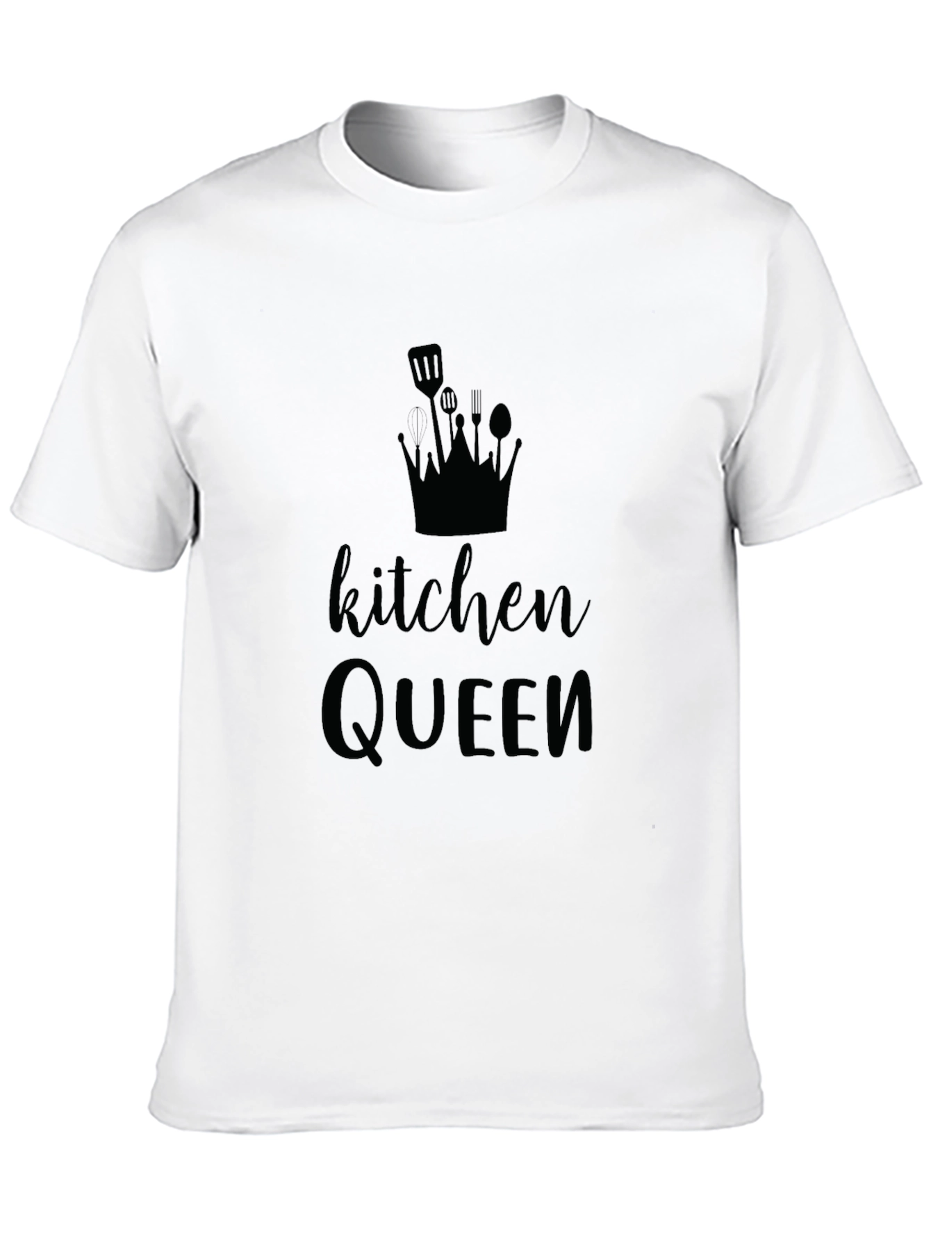 Kitchen Queen Black Graphic Tee