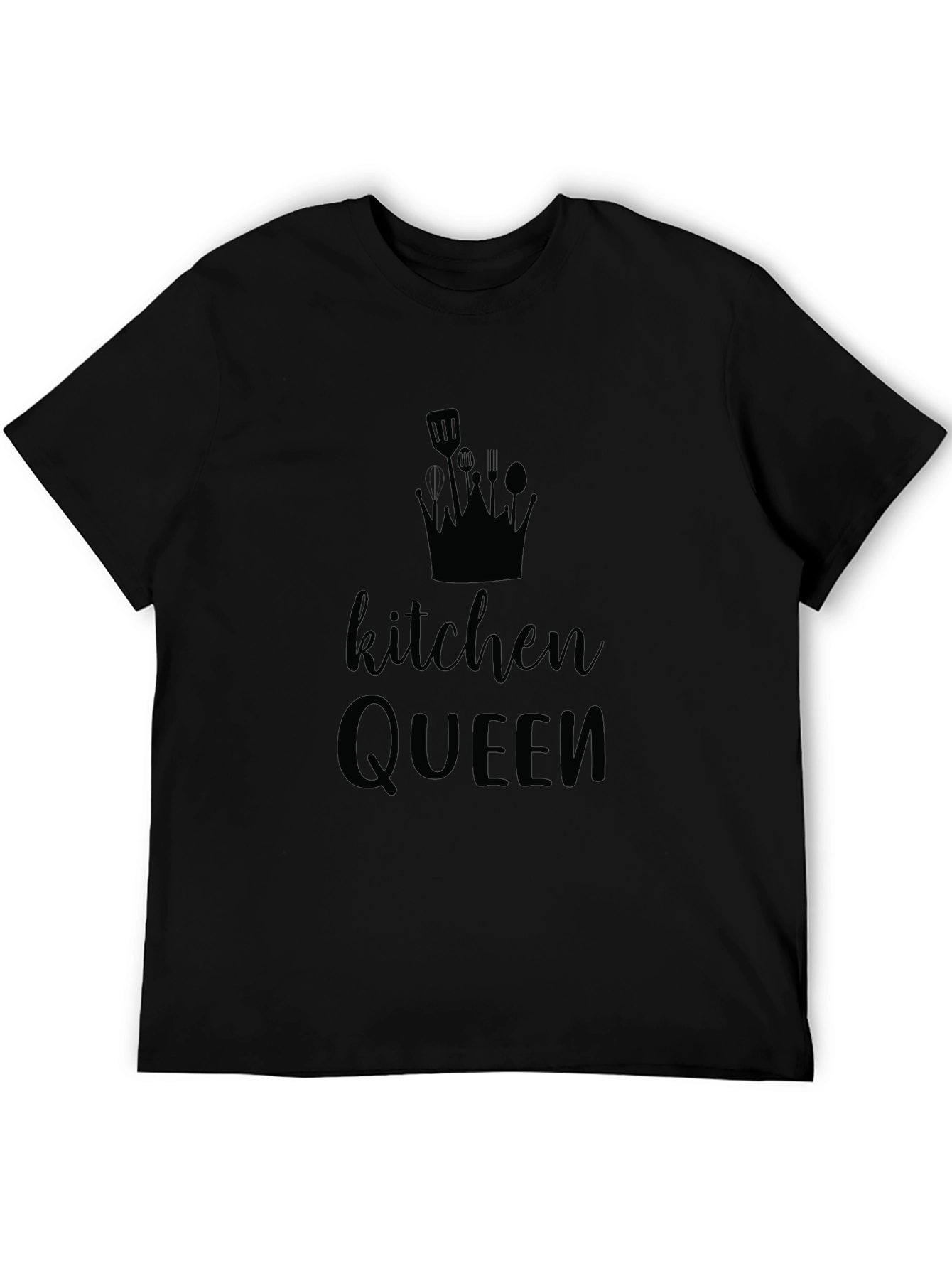 Kitchen Queen Black Graphic Tee