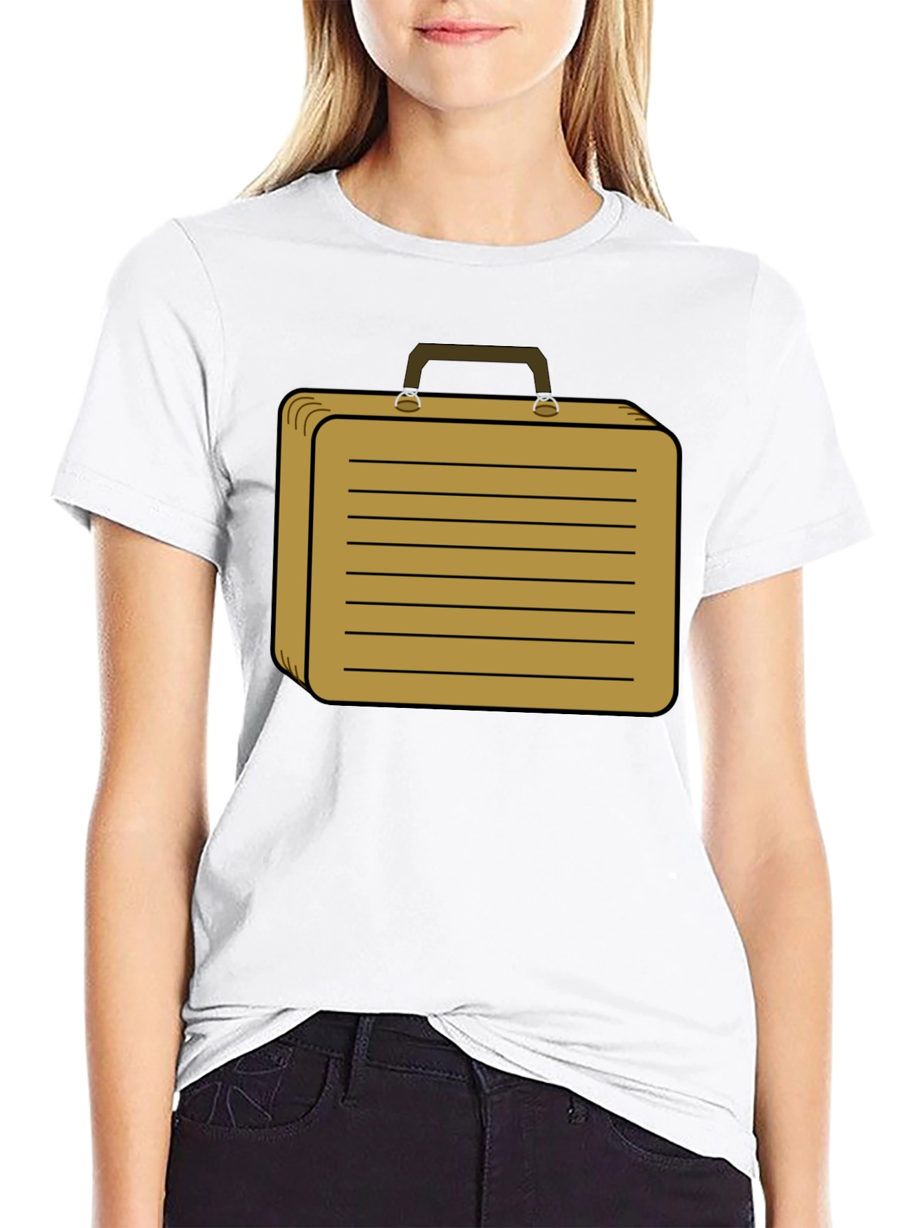 Briefcase Graphic Tee - Black