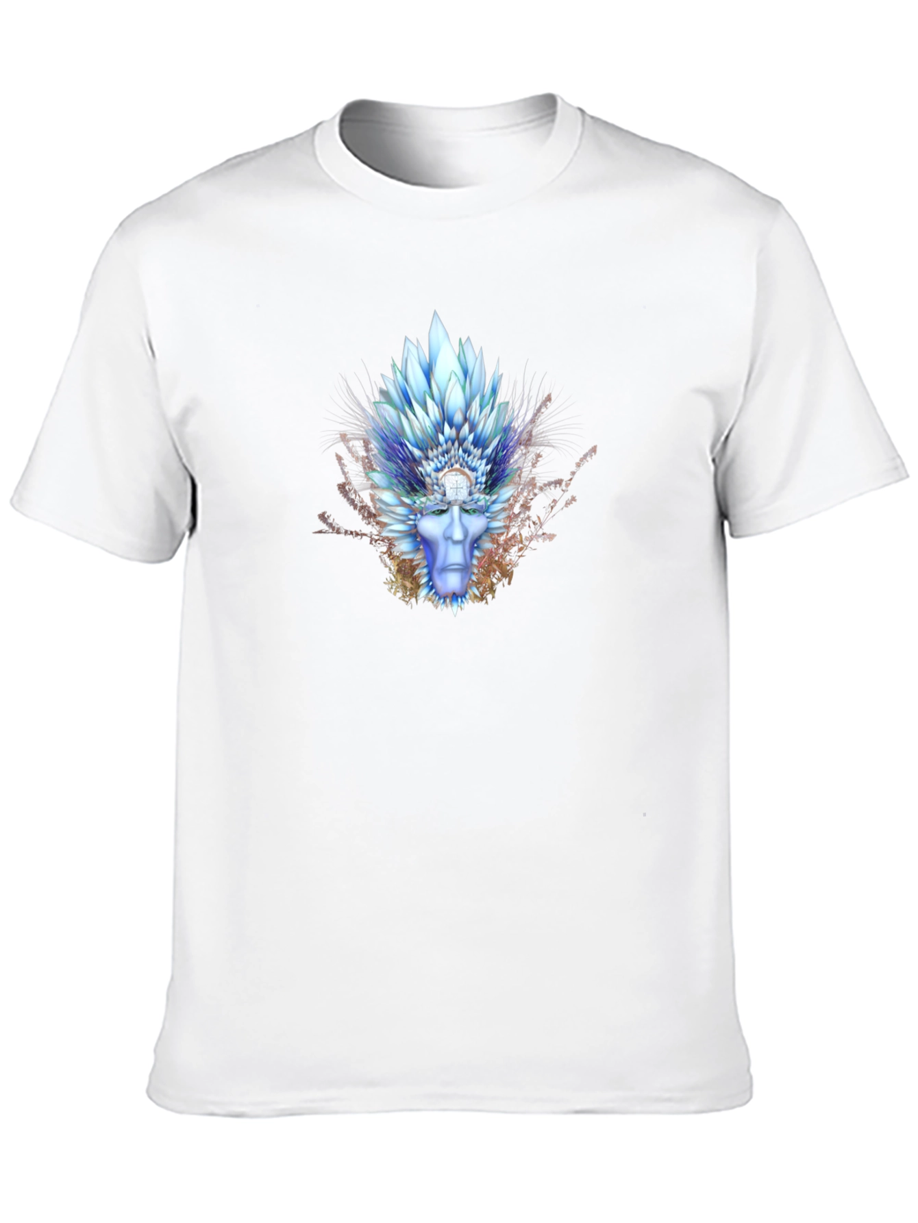 Mystic Ice King Graphic Tee - Premium Black T-Shirt