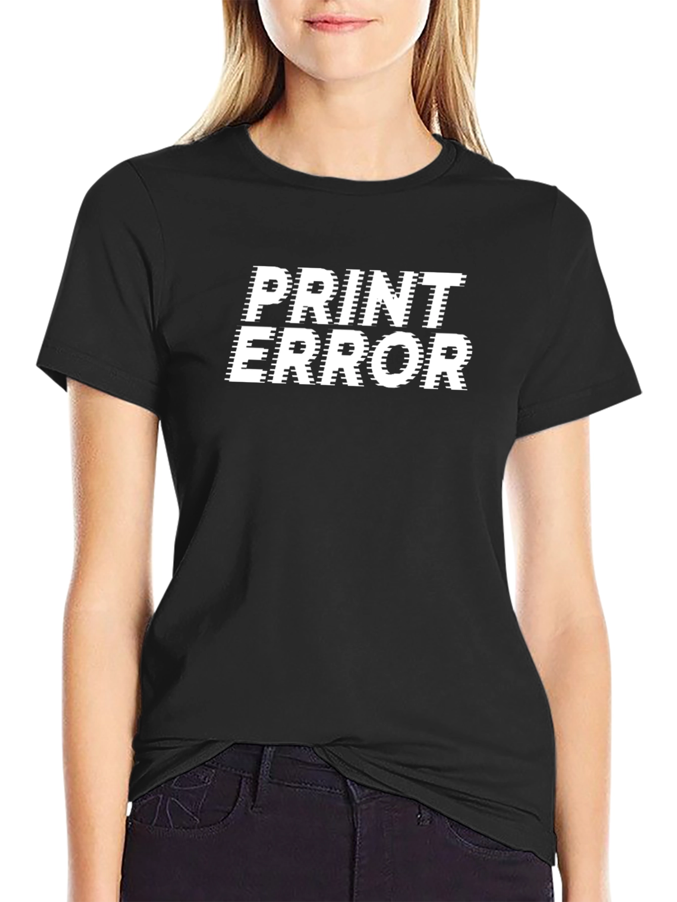 Print Error Graphic Tee - Bold Streetwear Style
