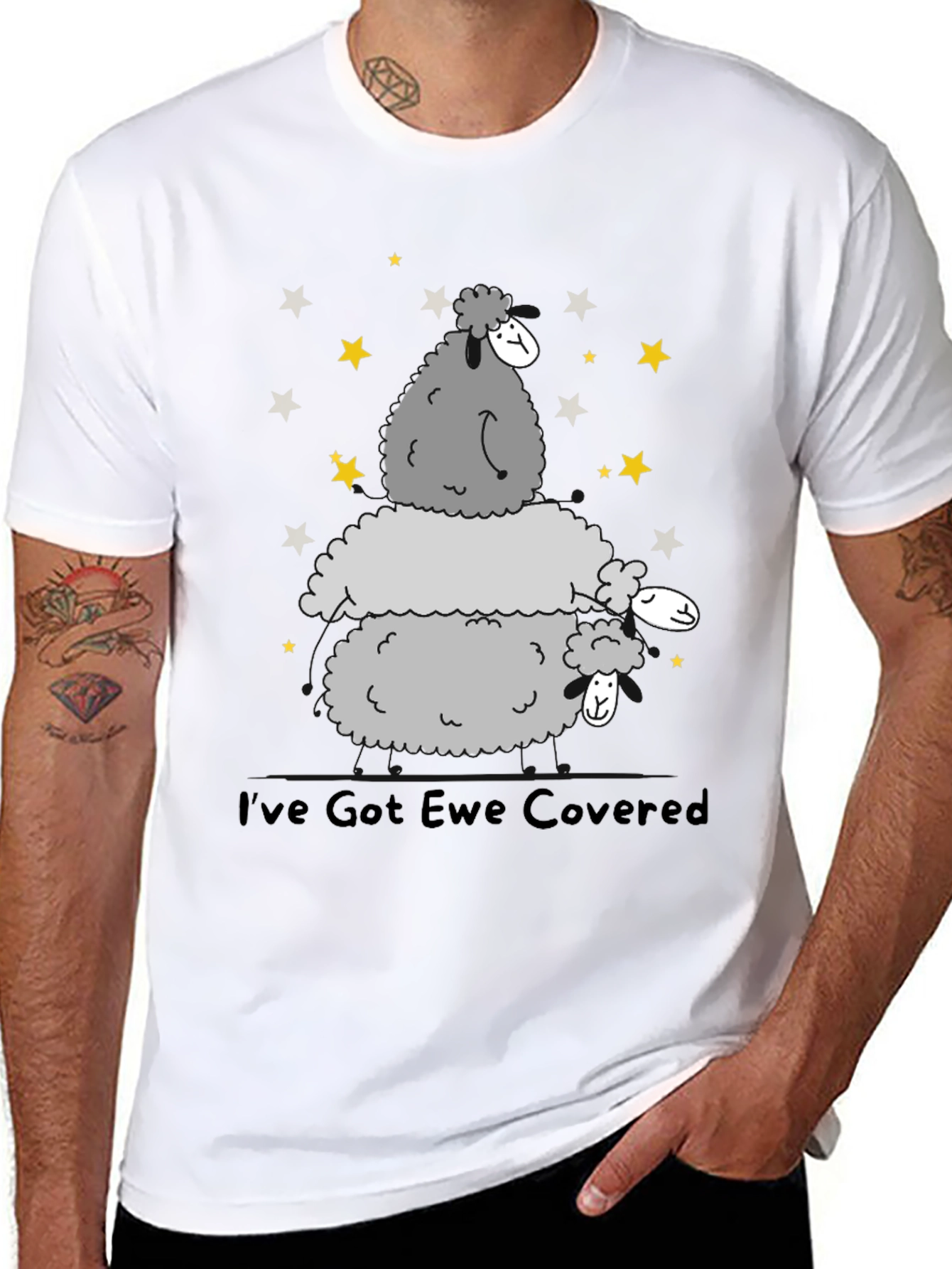 Ive Got Ewe Covered Funny Sheep Pun T-Shirt