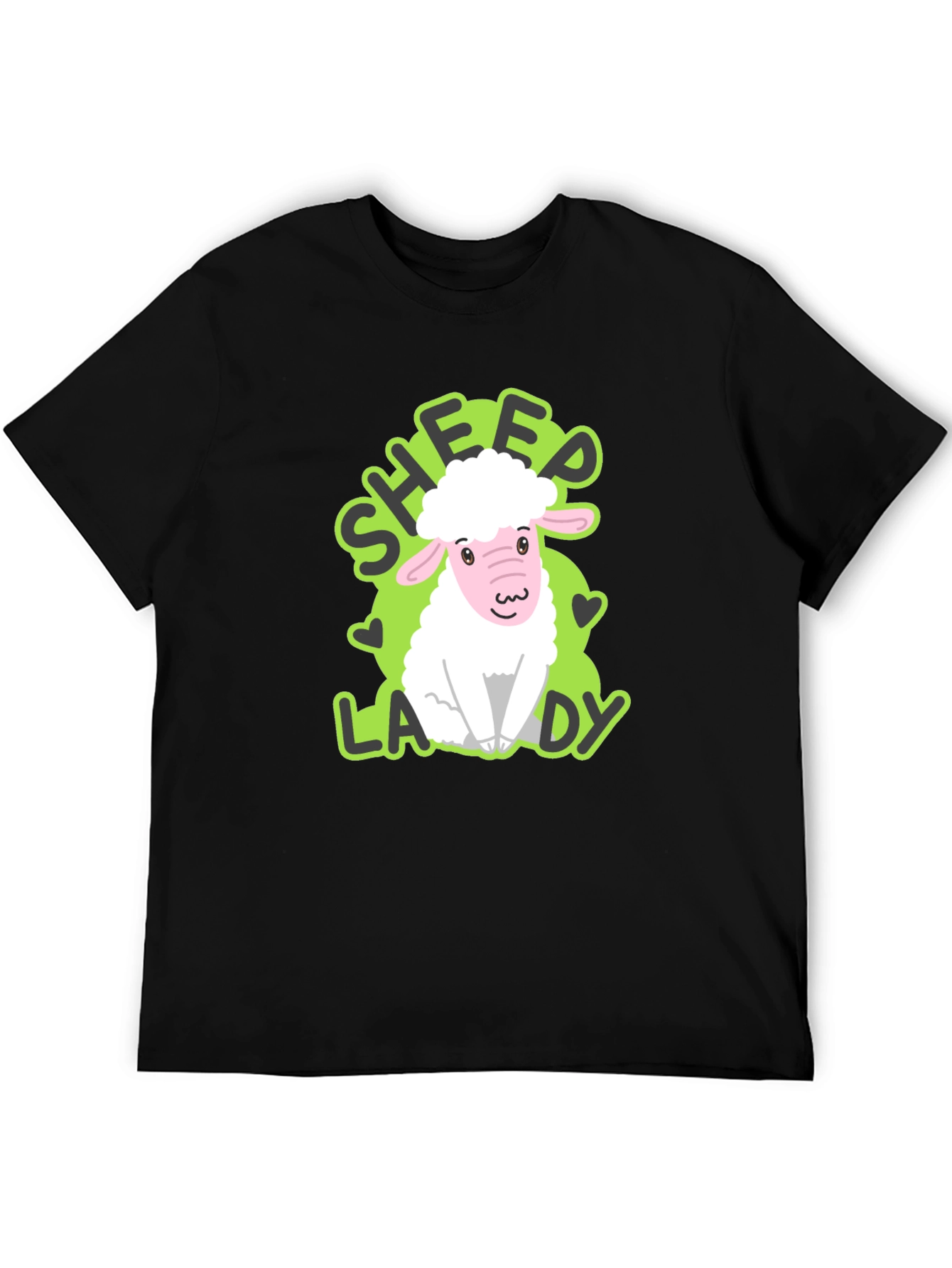 Sheep Lady T-Shirt - Cute Animal Lover Tee