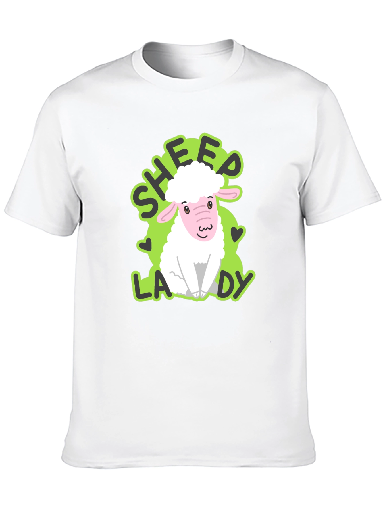 Sheep Lady T-Shirt - Cute Animal Lover Tee