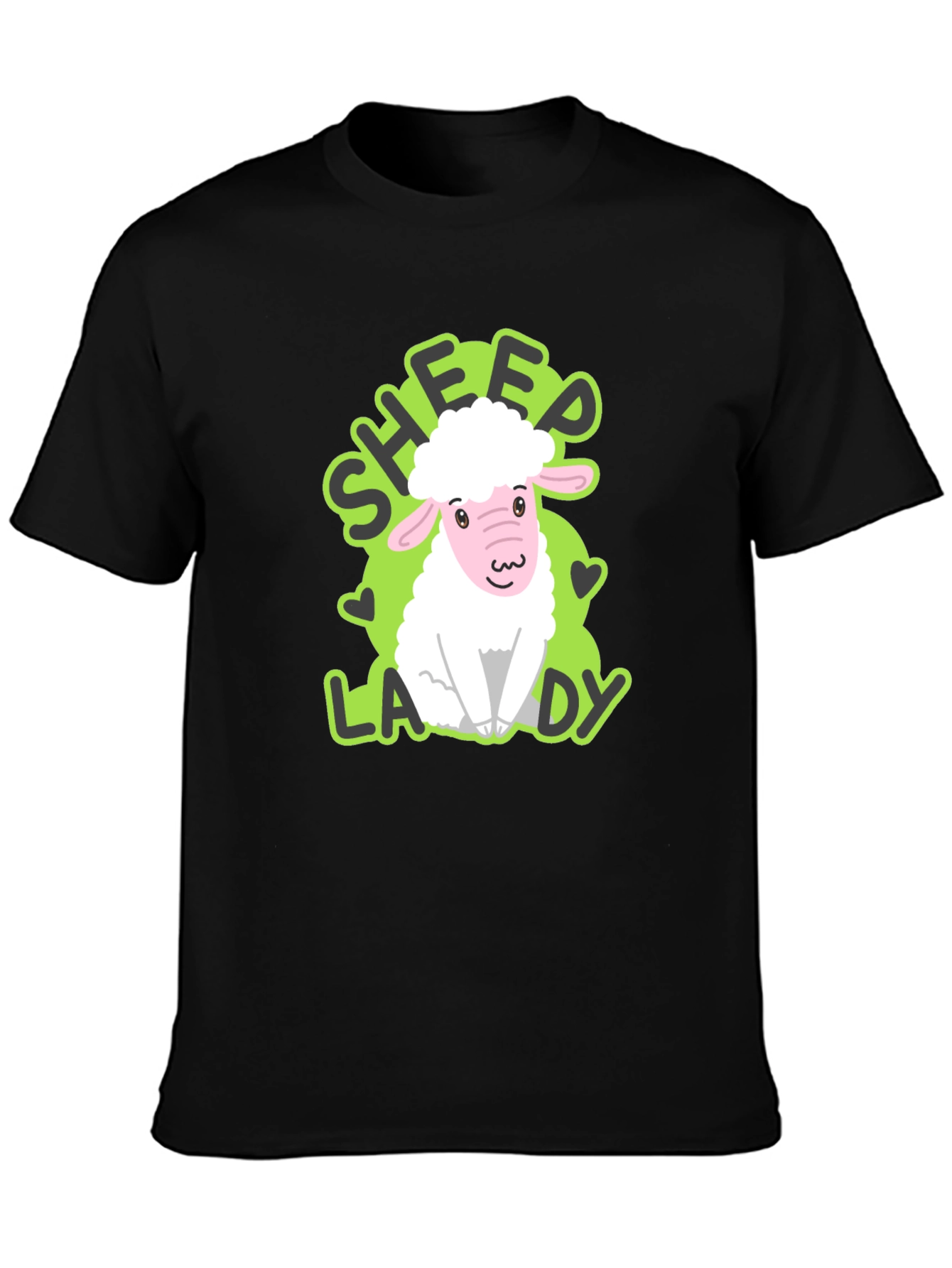 Sheep Lady T-Shirt - Cute Animal Lover Tee