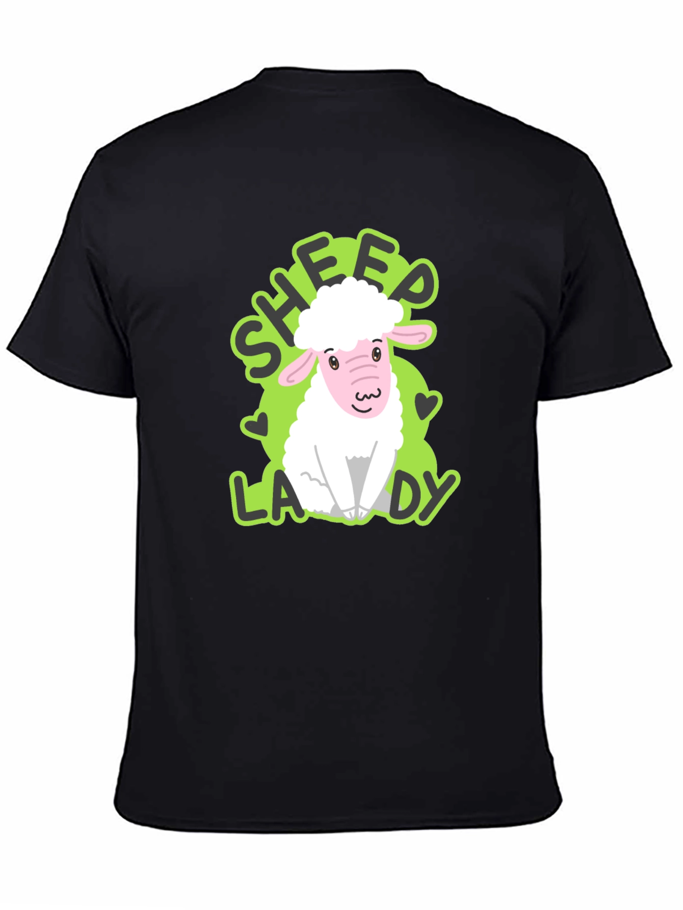 Sheep Lady T-Shirt - Cute Animal Lover Tee