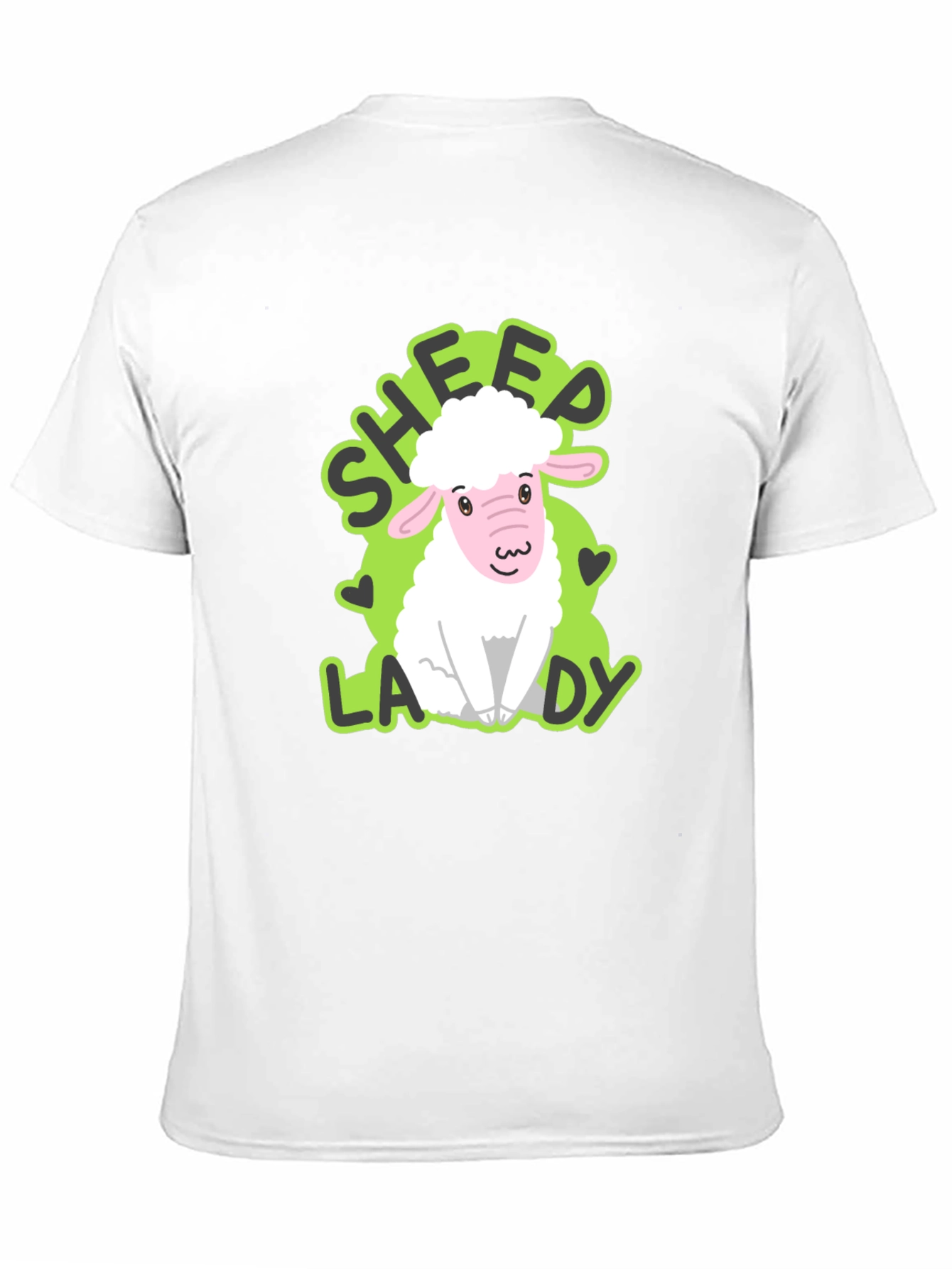 Sheep Lady T-Shirt - Cute Animal Lover Tee