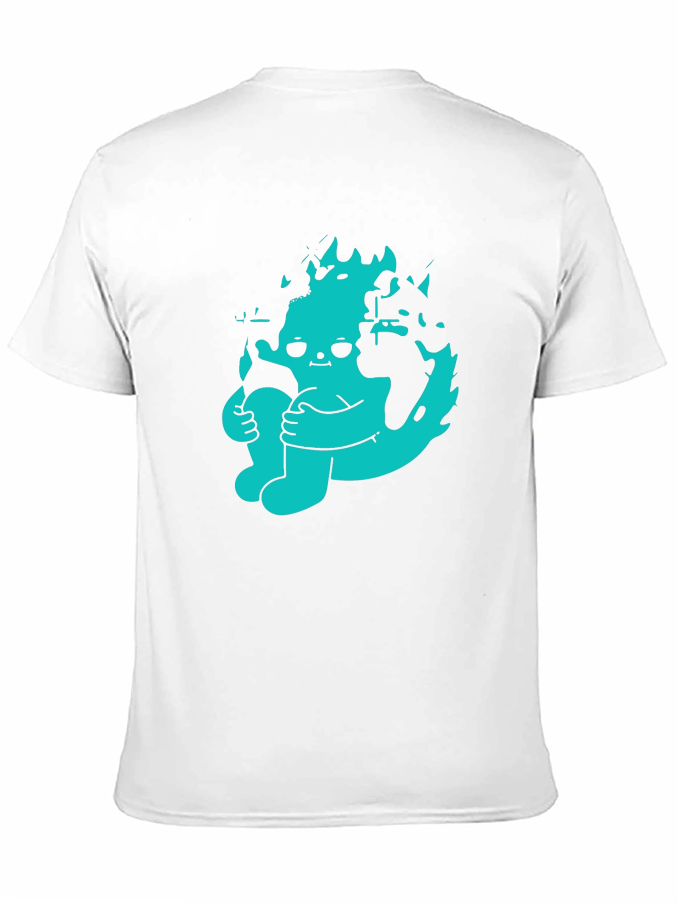Graphic Print Crew Neck Tee - Earth Day Apparel