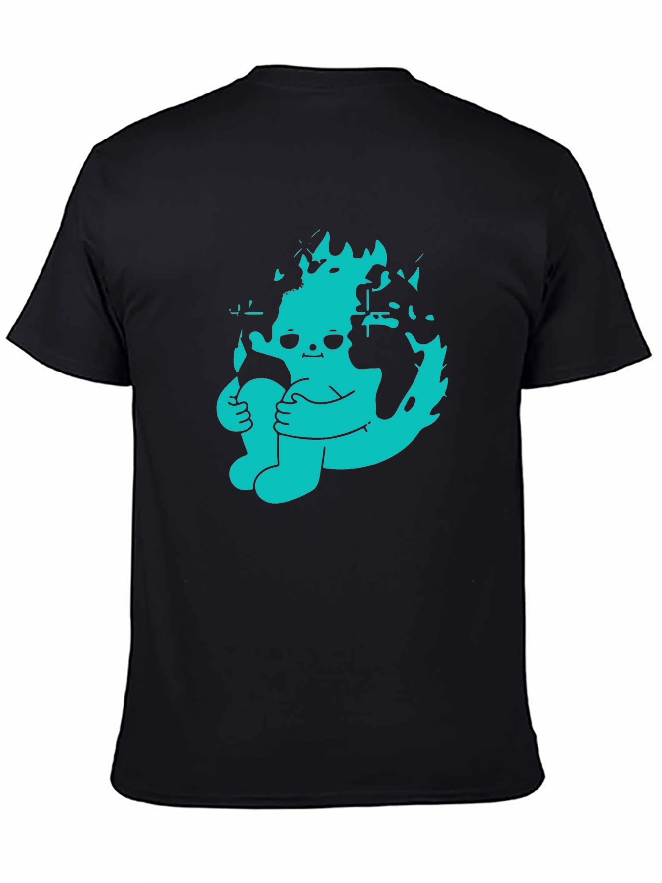 Graphic Print Crew Neck Tee - Earth Day Apparel