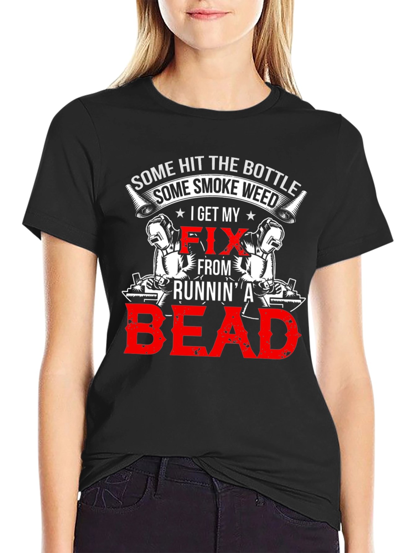 Welders Runnin A Bead Graphic T-Shirt