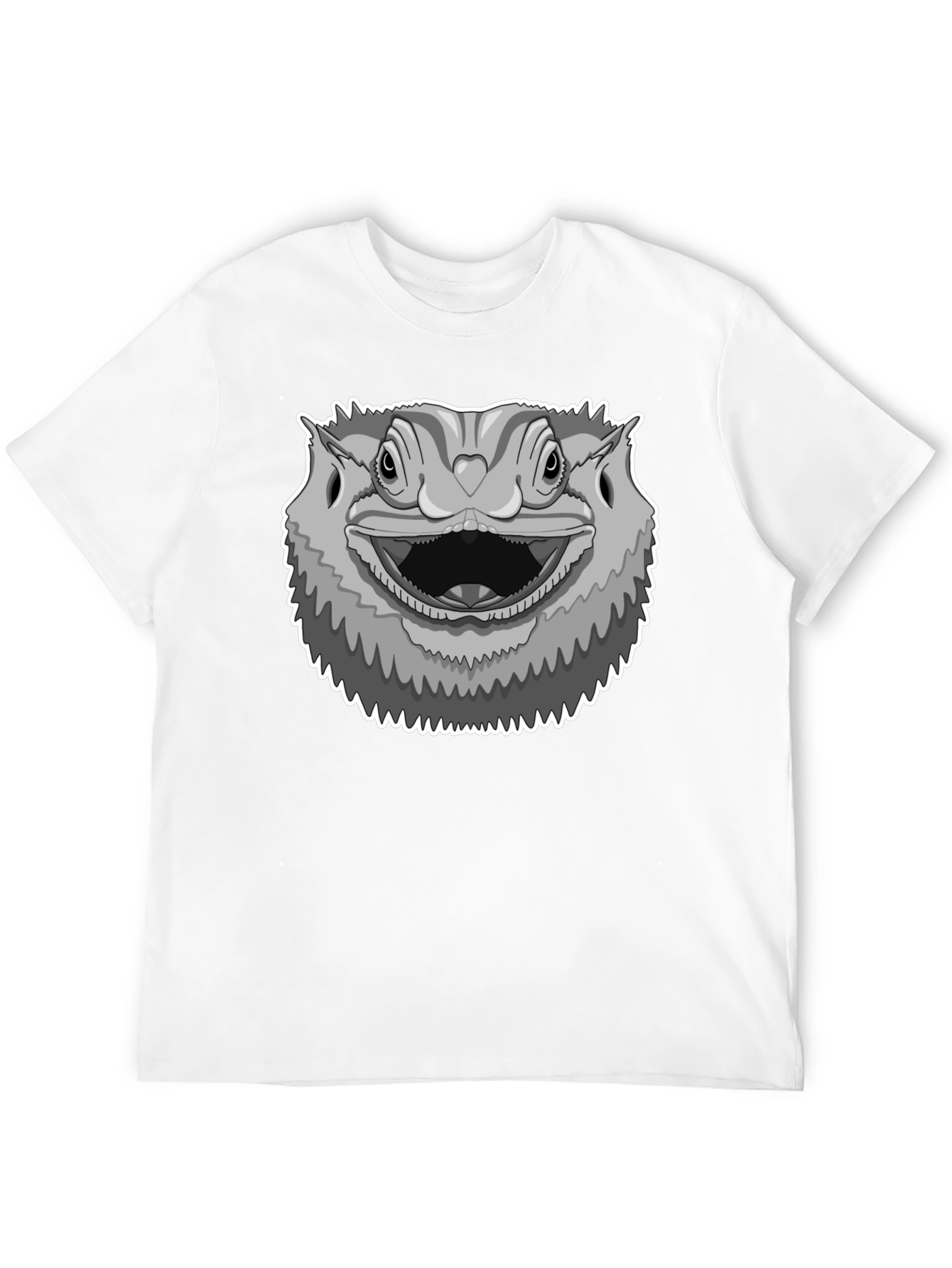 Bearded Dragon Graphic Tee - Unisex Black T-Shirt