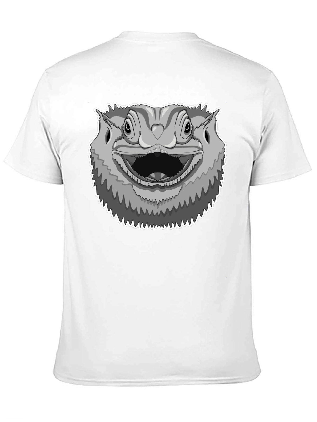 Bearded Dragon Graphic Tee - Unisex Black T-Shirt