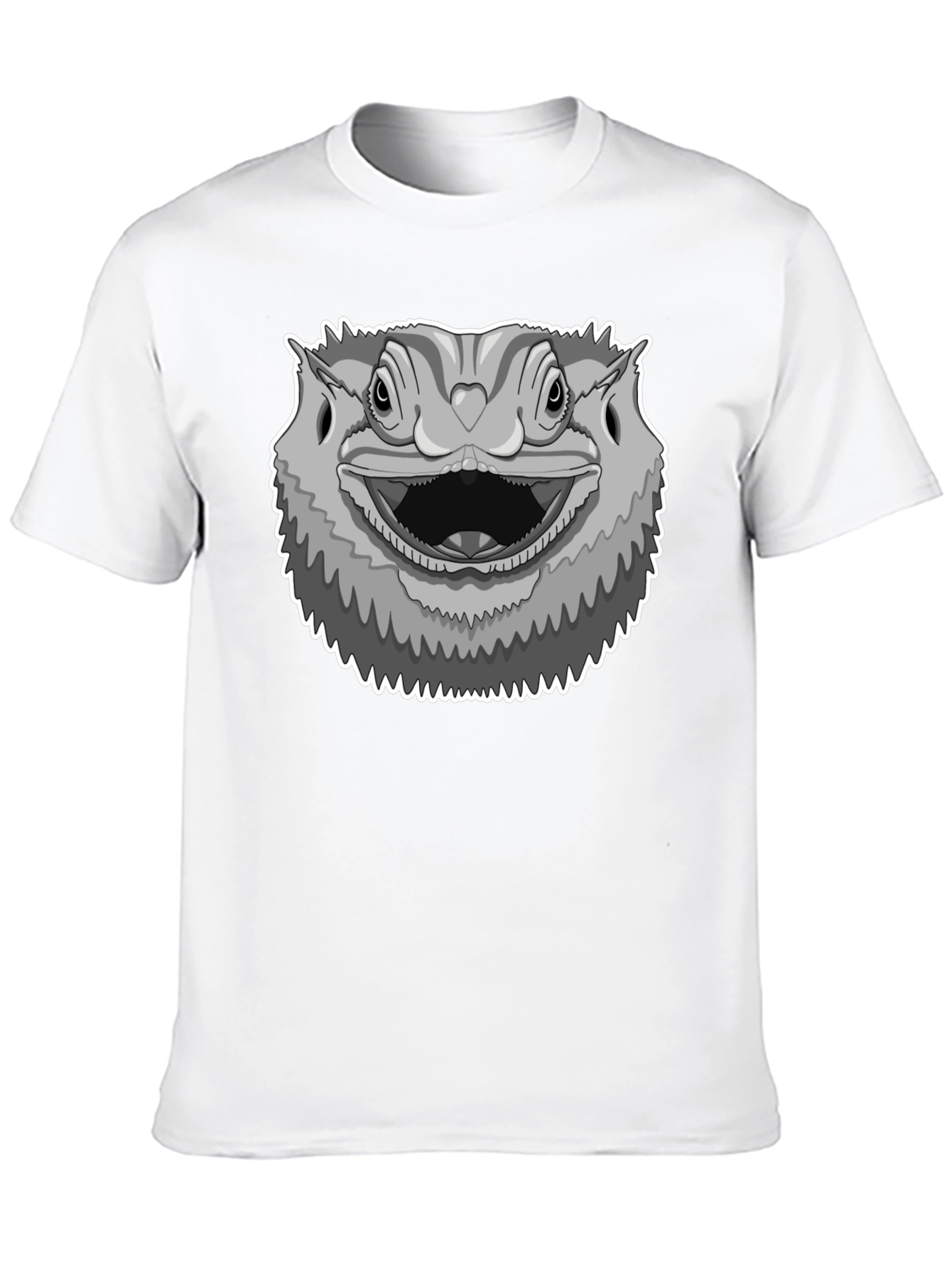 Bearded Dragon Graphic Tee - Unisex Black T-Shirt