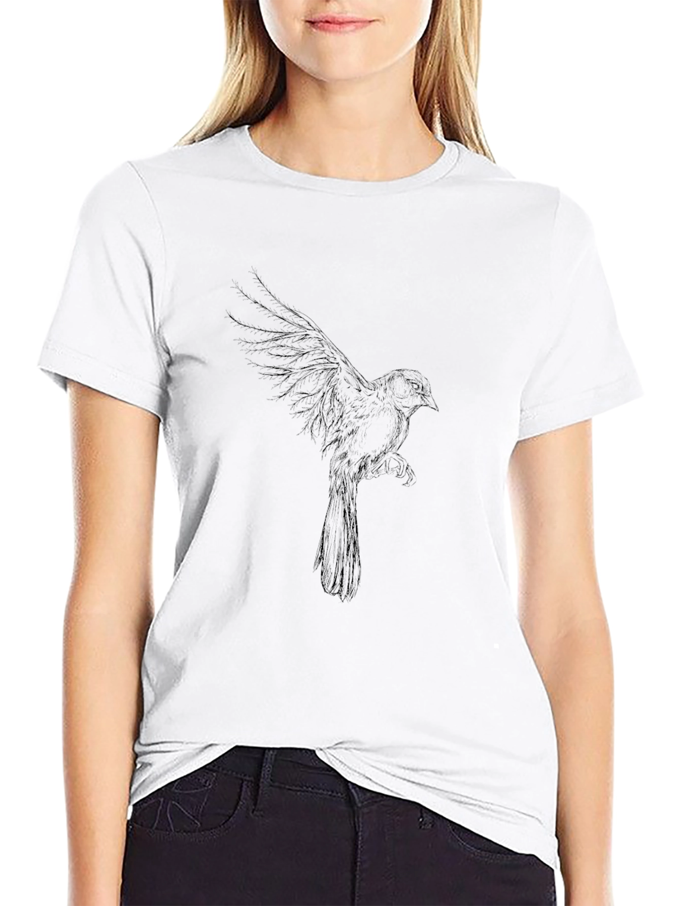Black Bird Graphic T-Shirt