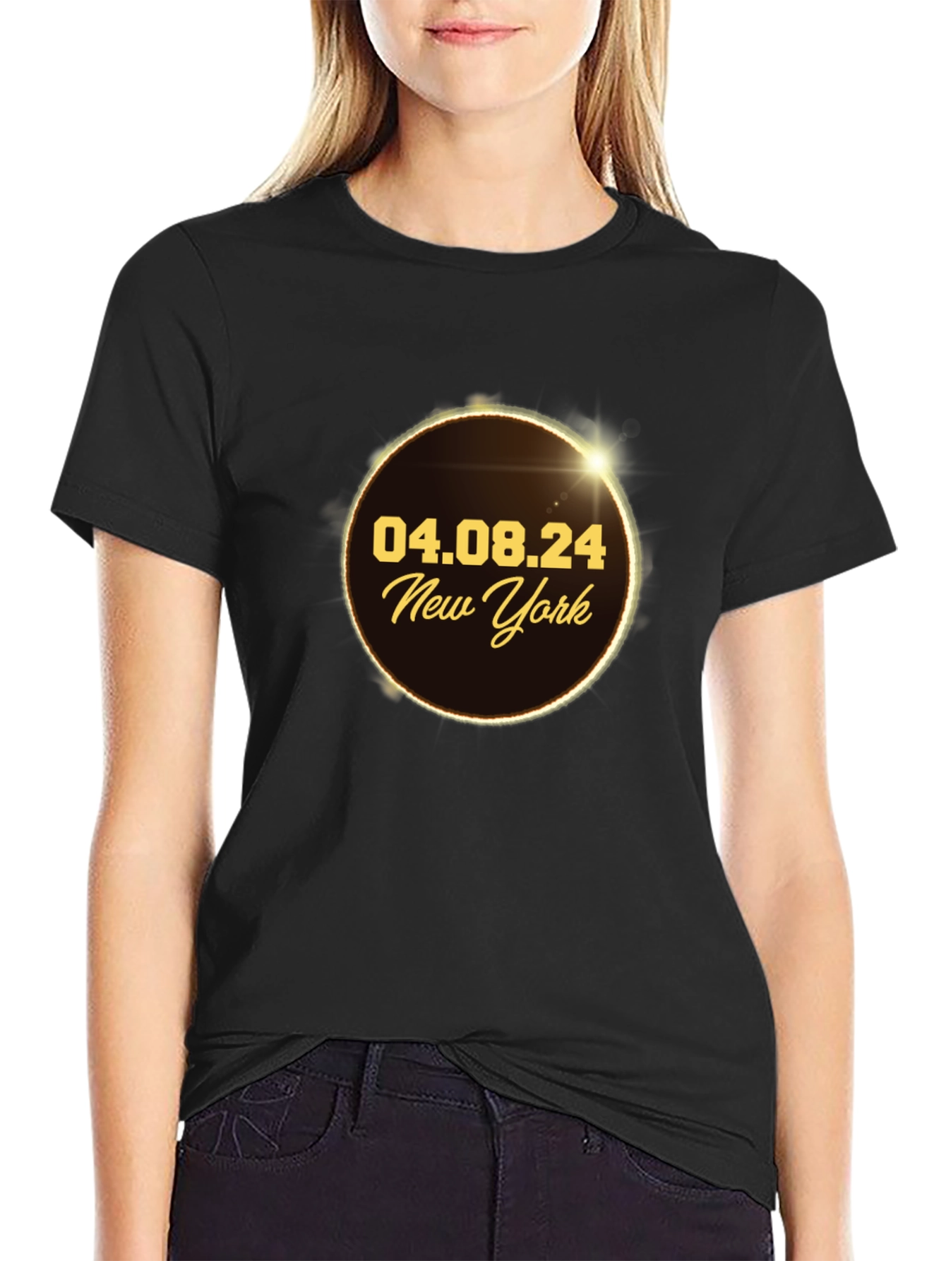 Total Solar Eclipse 04.08.24 New York T-Shirt