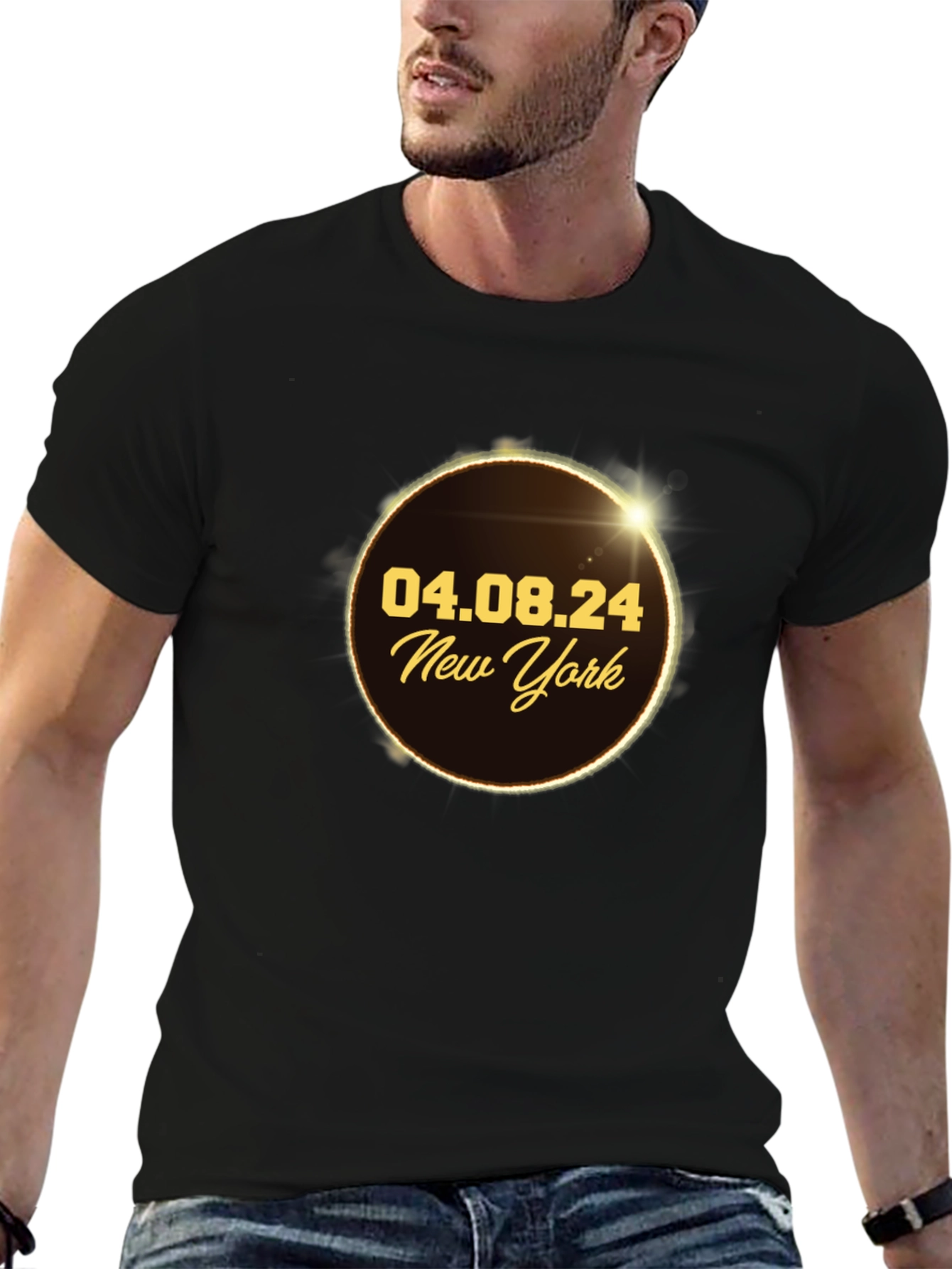 Total Solar Eclipse 04.08.24 New York T-Shirt