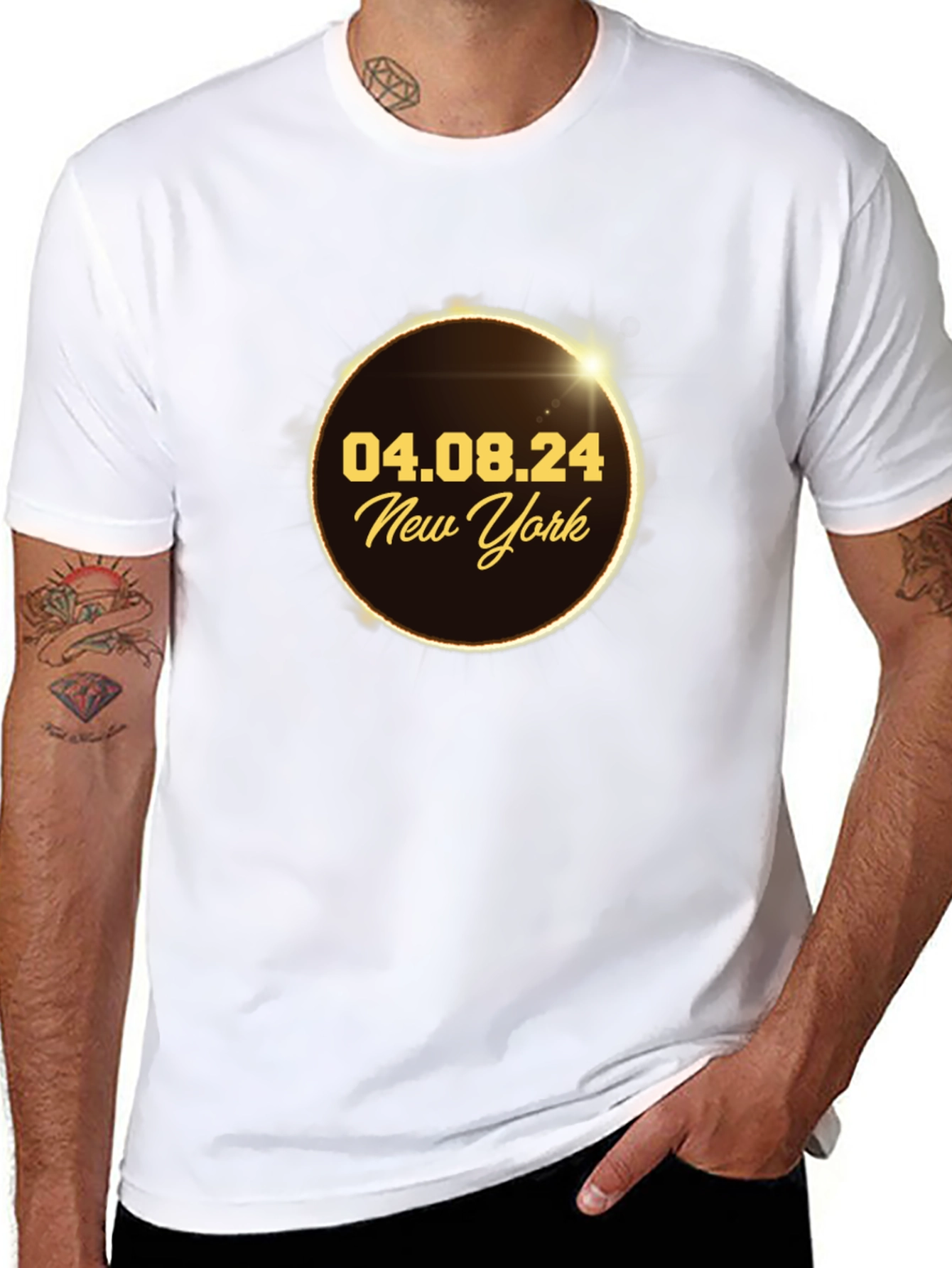 Total Solar Eclipse 04.08.24 New York T-Shirt