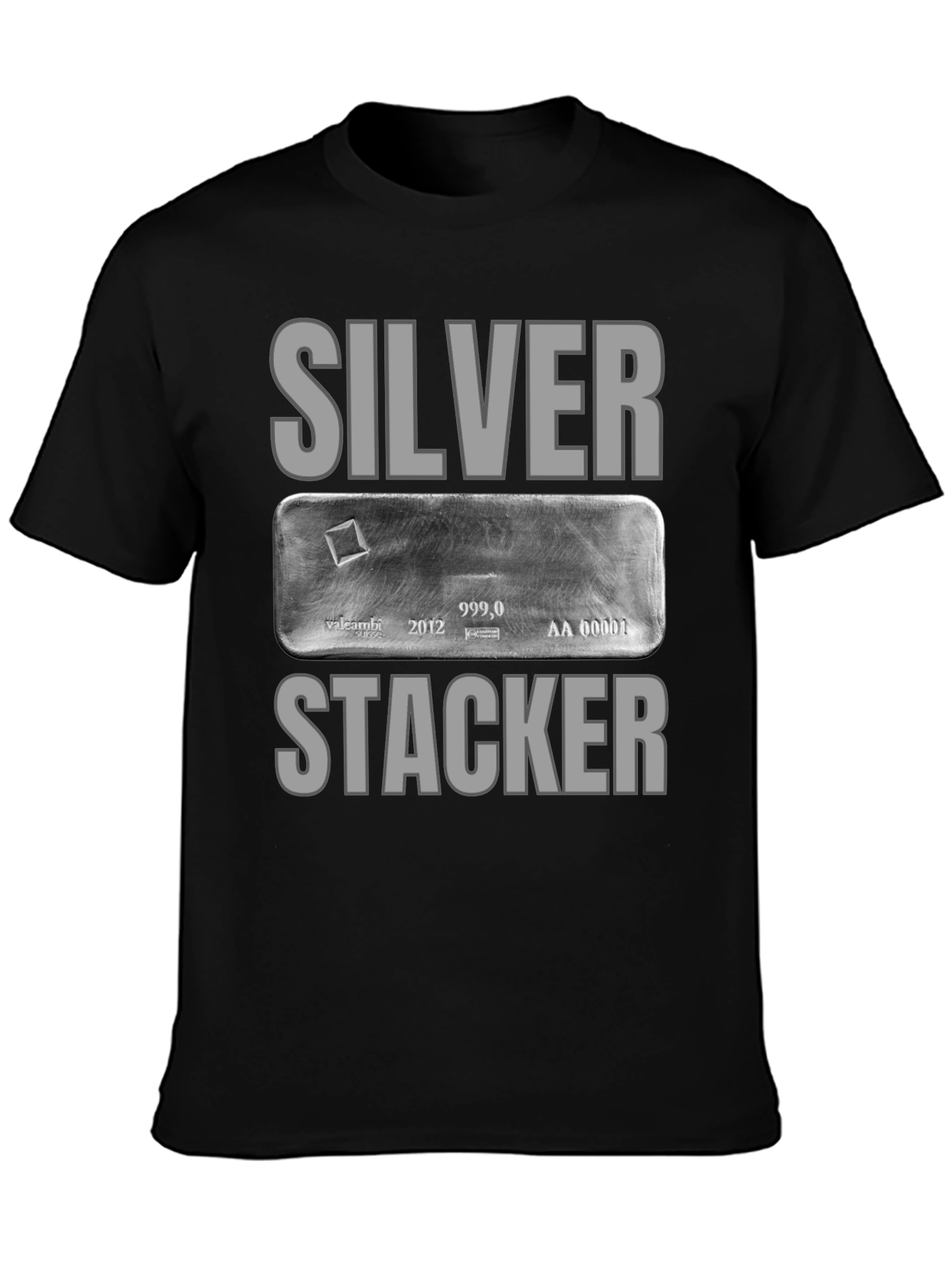 Silver Stacker T-Shirt - Bullion Enthusiast Tee