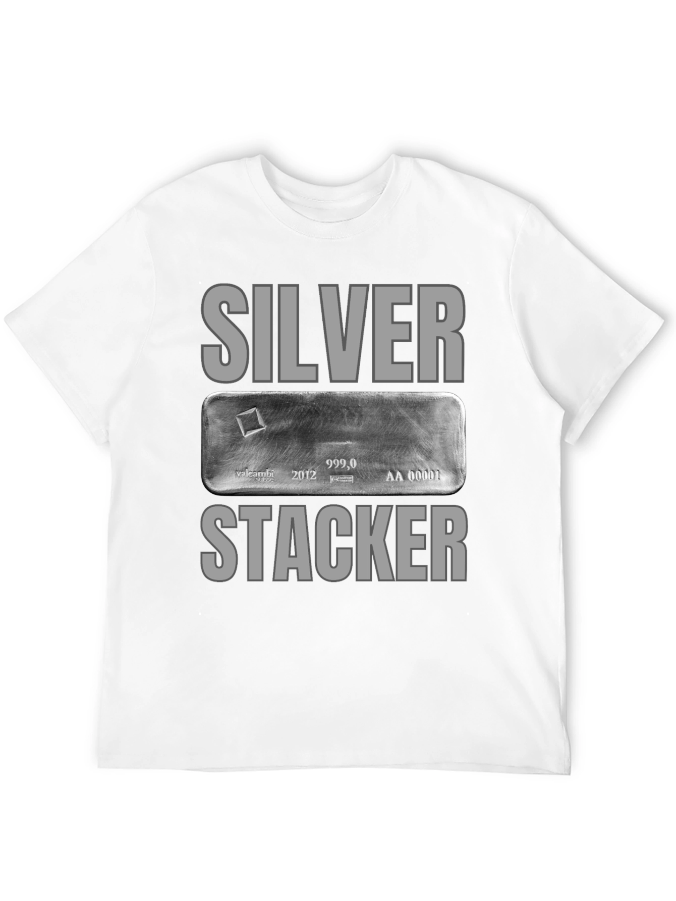 Silver Stacker T-Shirt - Bullion Enthusiast Tee