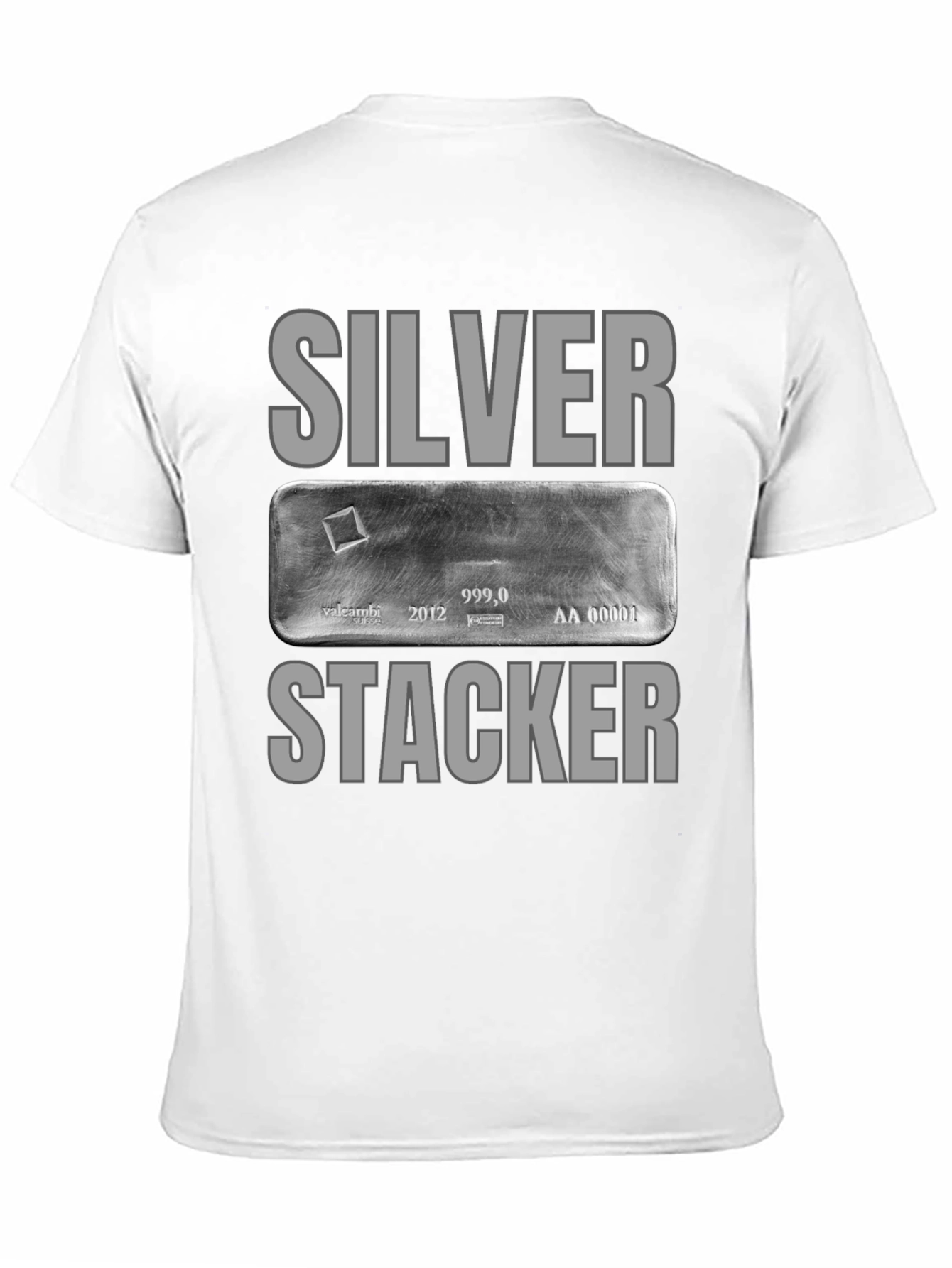 Silver Stacker T-Shirt - Bullion Enthusiast Tee
