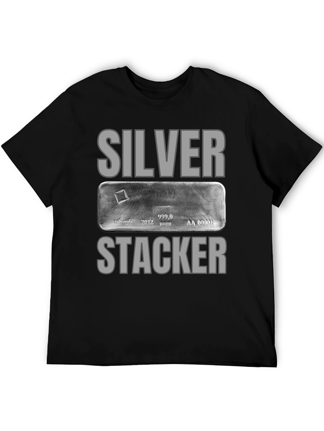 Silver Stacker T-Shirt - Bullion Enthusiast Tee