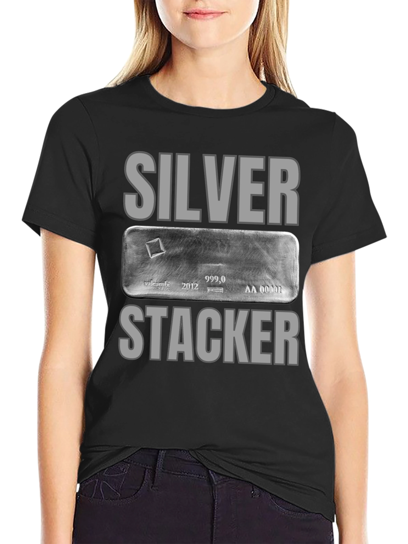Silver Stacker T-Shirt - Bullion Enthusiast Tee