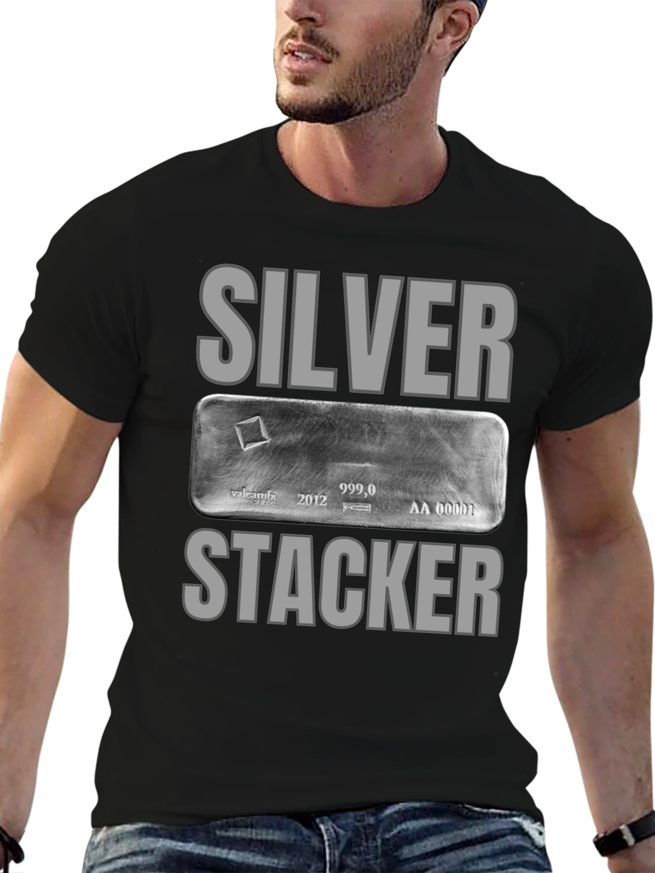 Silver Stacker T-Shirt - Bullion Enthusiast Tee