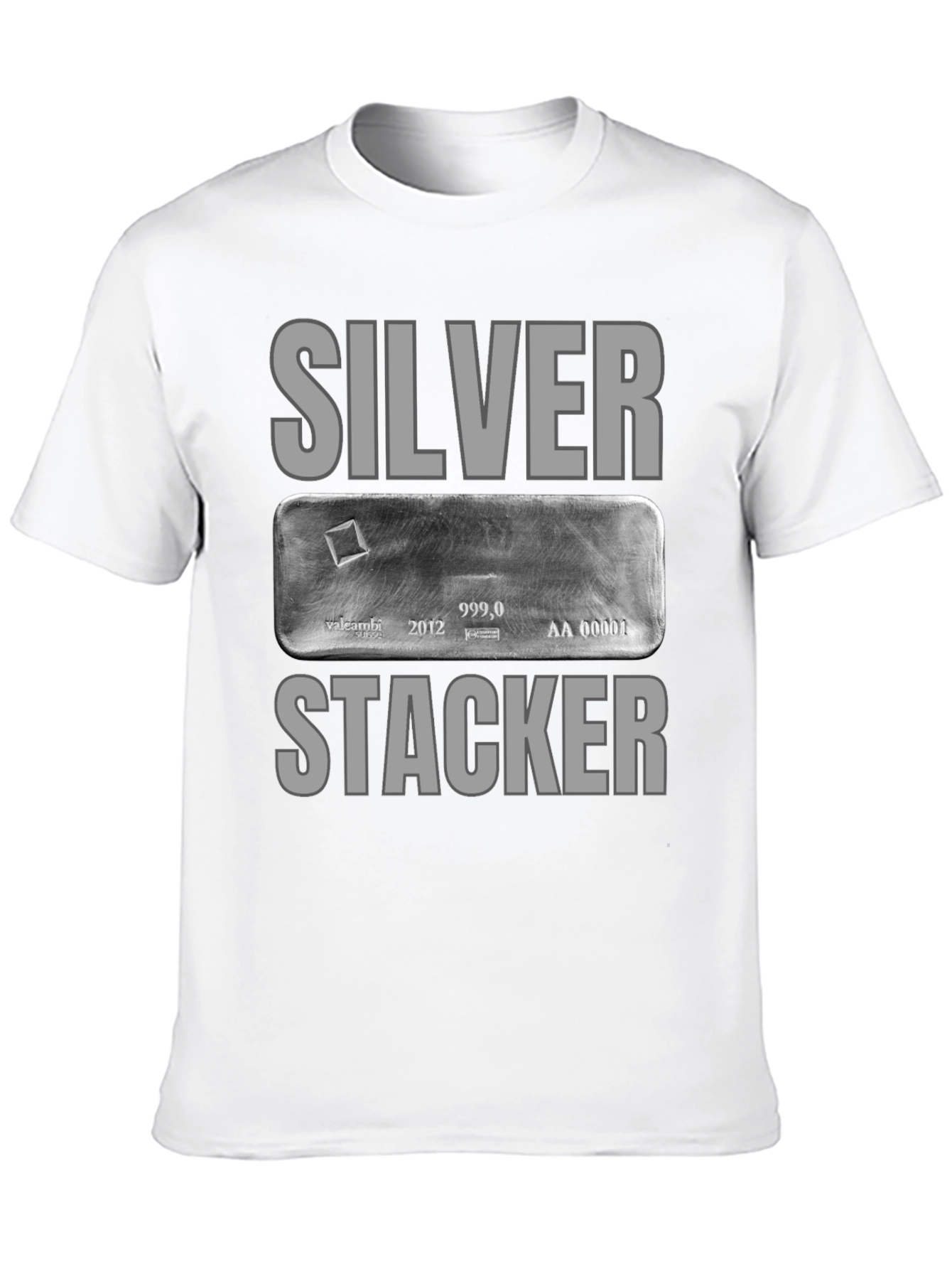 Silver Stacker T-Shirt - Bullion Enthusiast Tee