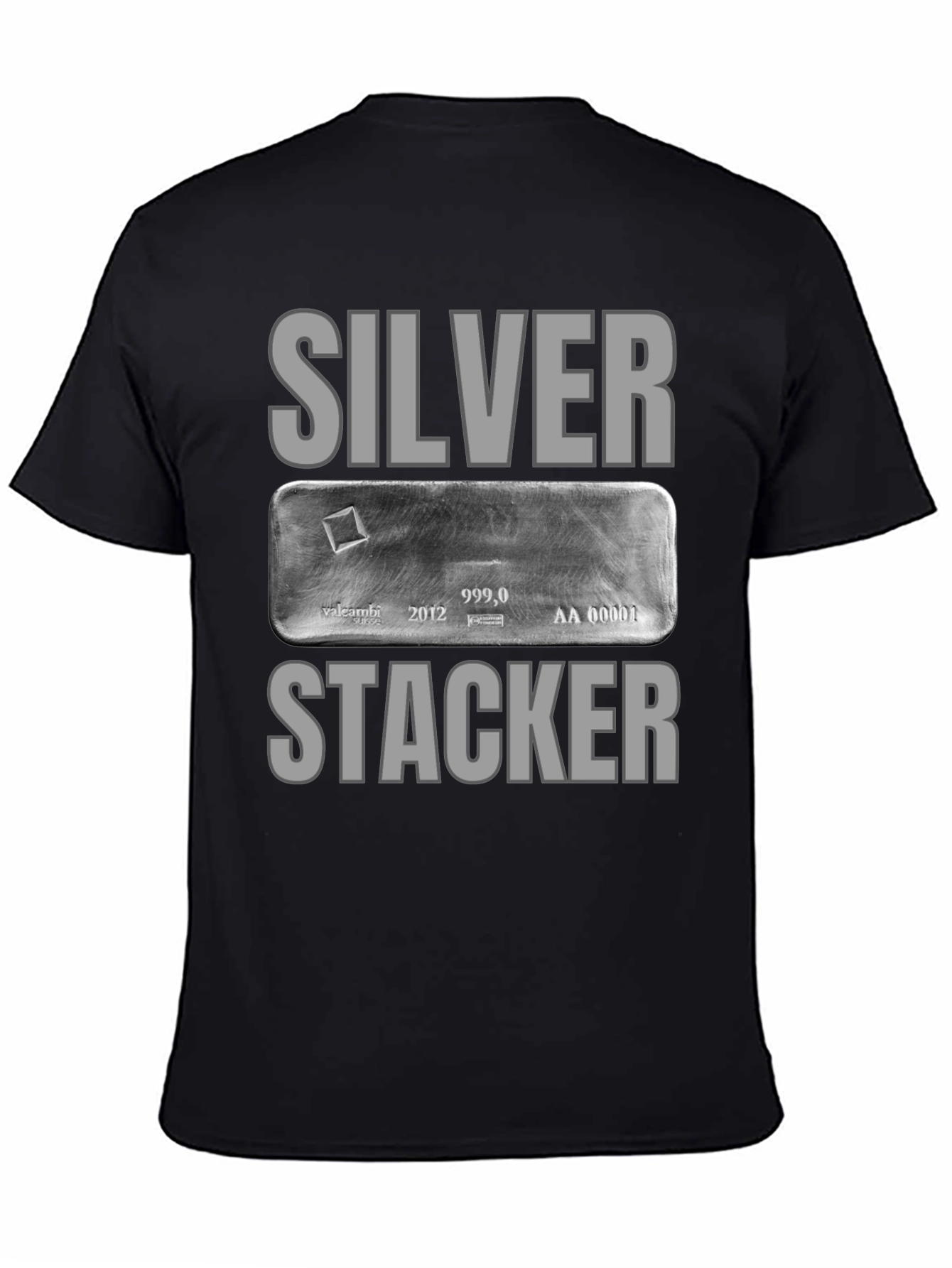 Silver Stacker T-Shirt - Bullion Enthusiast Tee