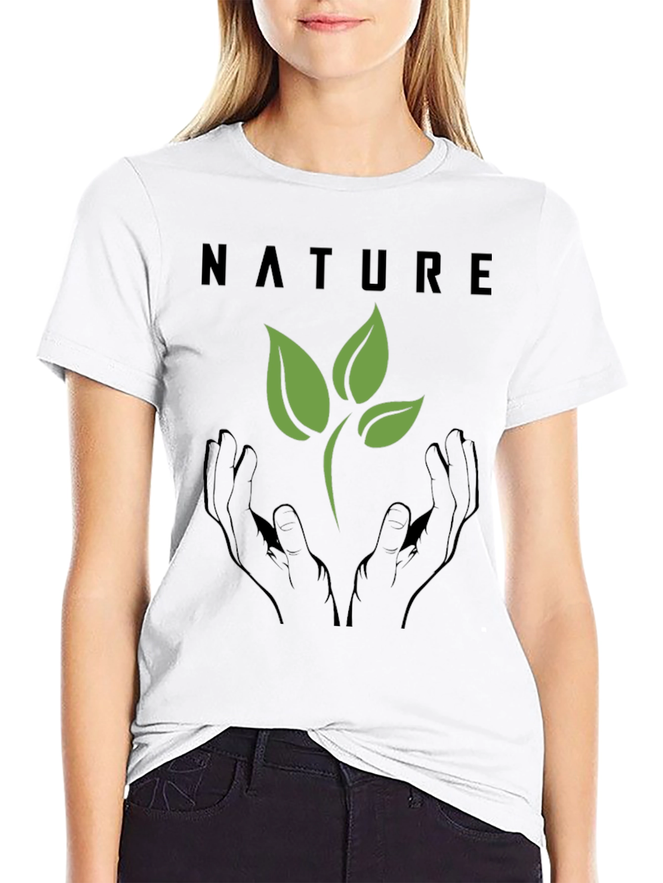 Nature Graphic Tee - Eco Friendly Design