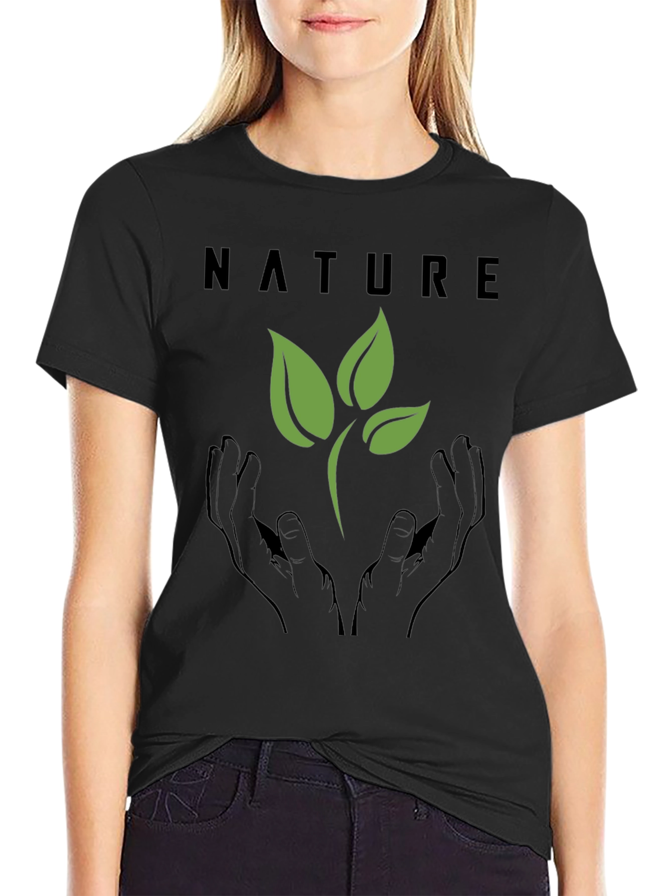 Nature Graphic Tee - Eco Friendly Design