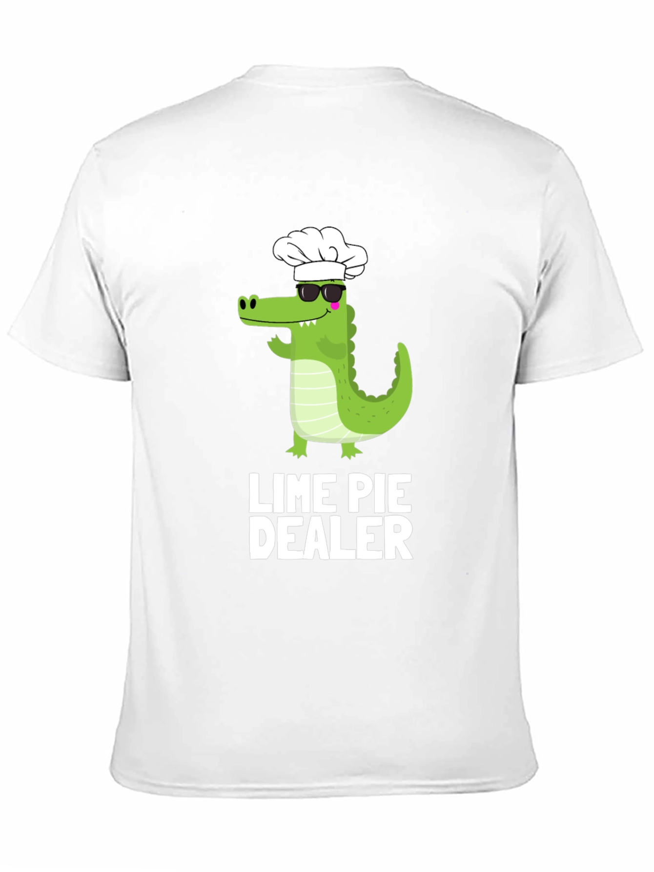 Lime Pie Dealer T-Shirt - Chef Alligator Design