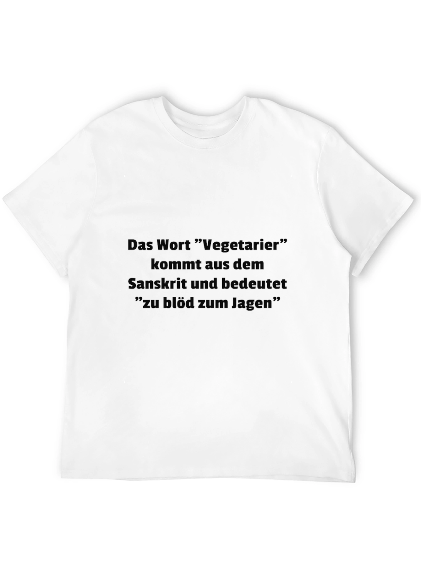 Vegetarier T-Shirt - Funny German Vegan Tee