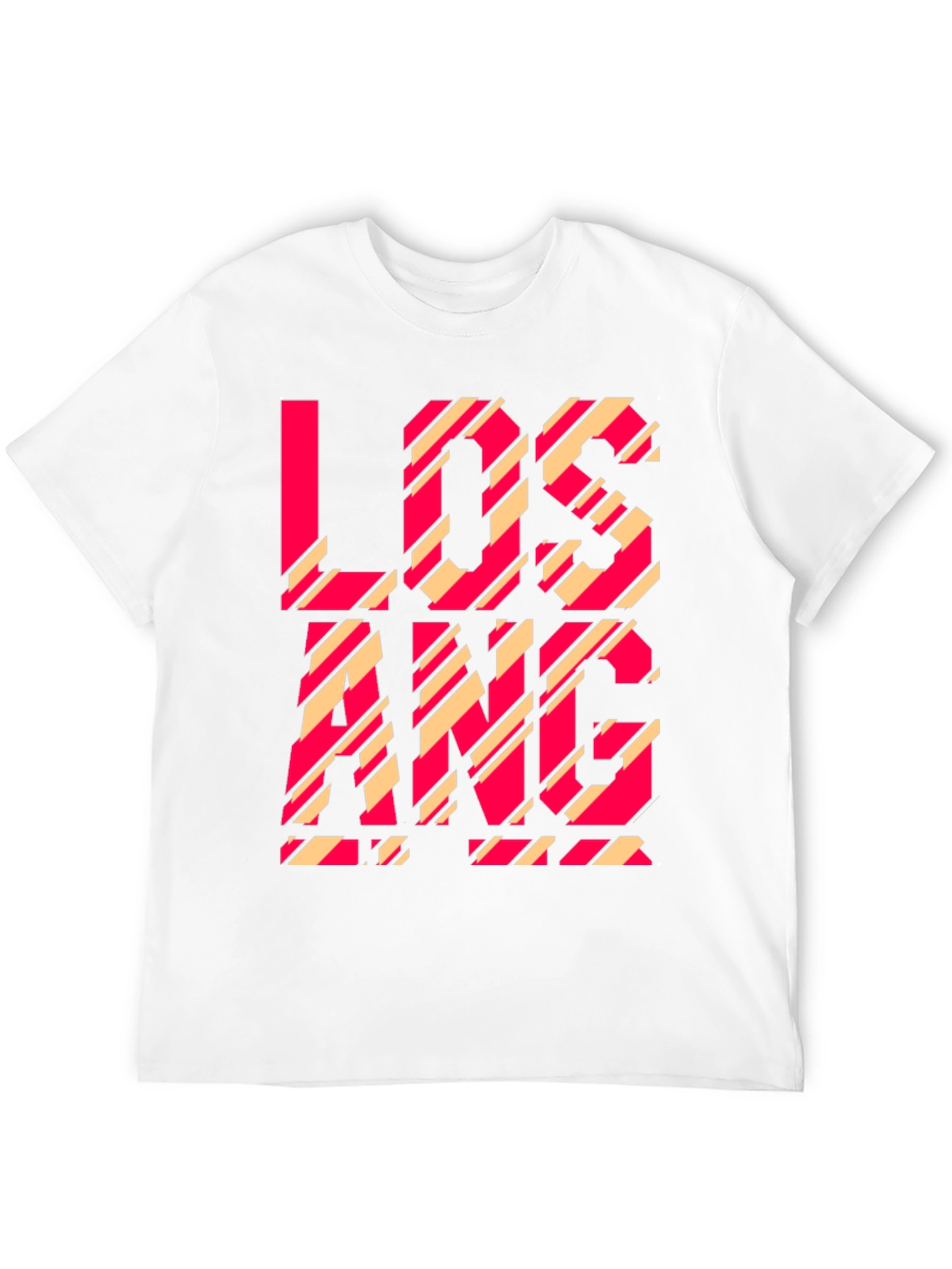 Los Angeles Graphic Tee - Black Cotton Blend