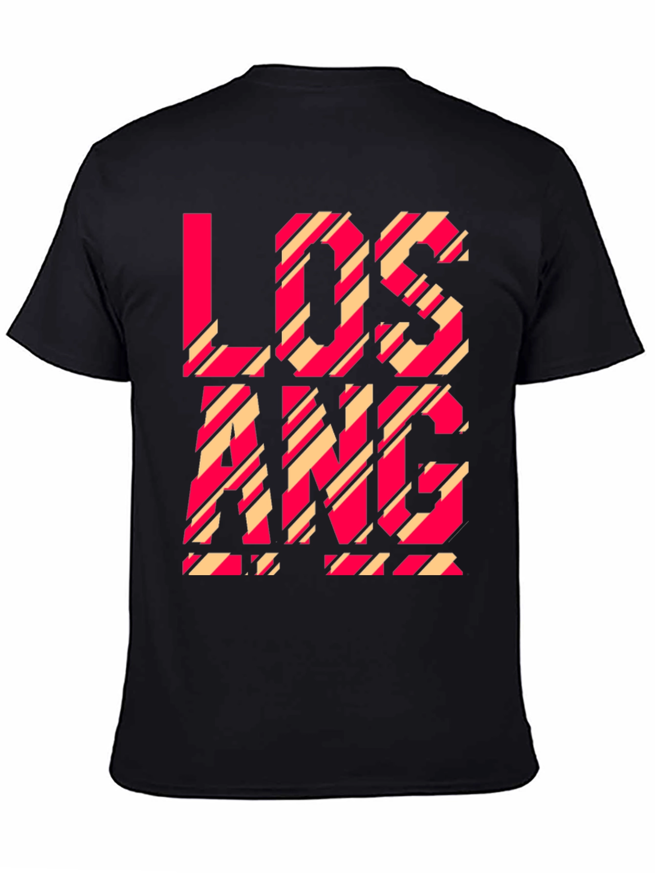 Los Angeles Graphic Tee - Black Cotton Blend