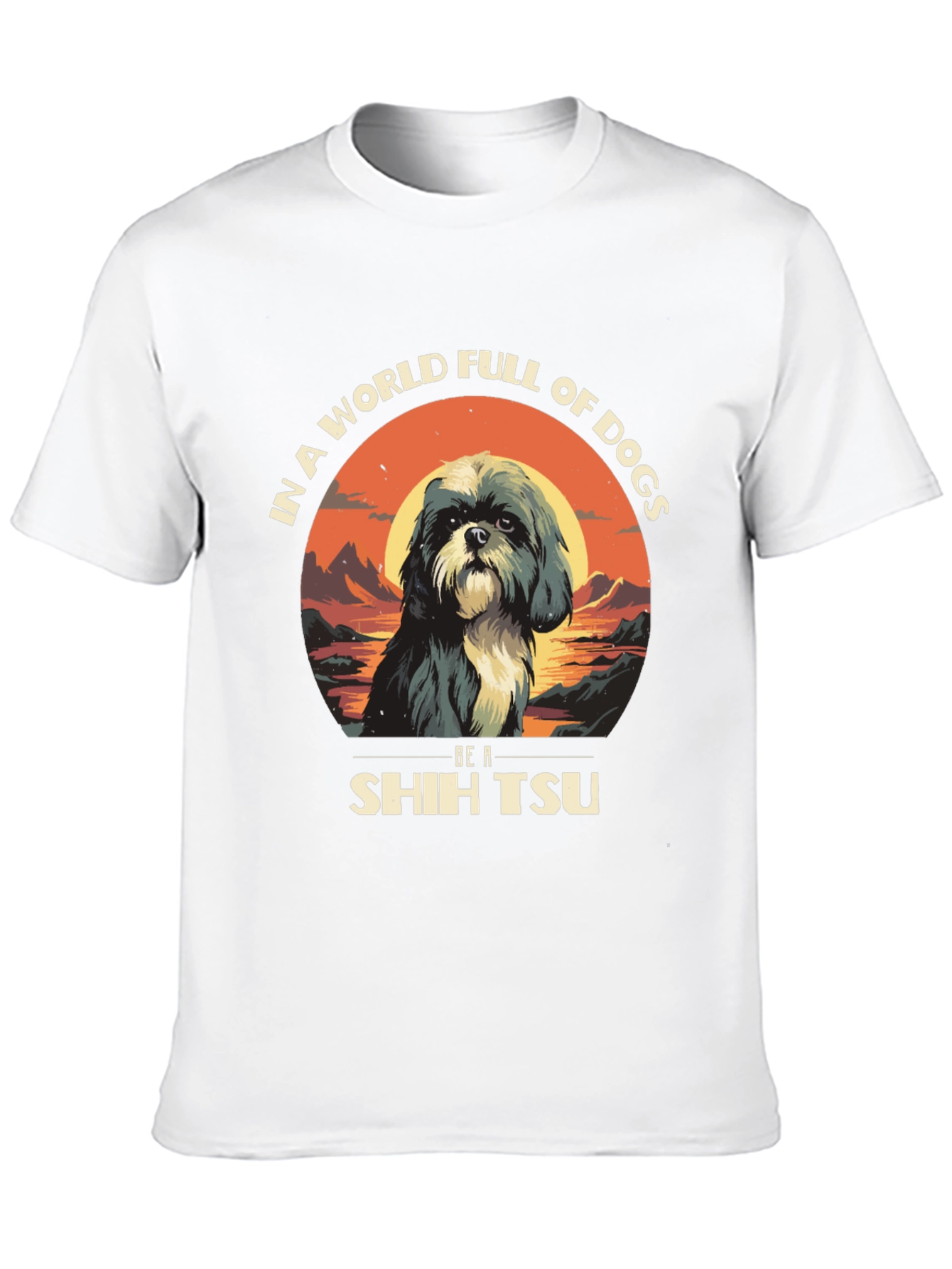 Shih Tzu Dog Lover Graphic Tee