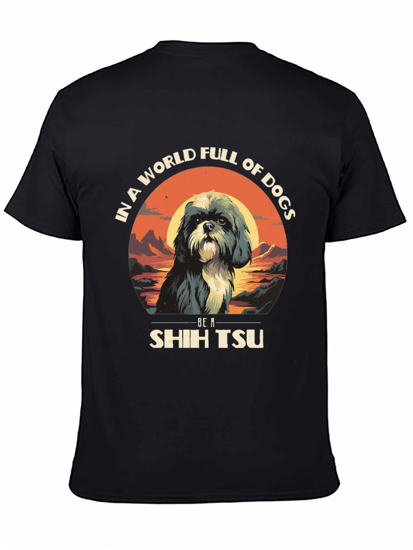 Shih Tzu Dog Lover Graphic Tee