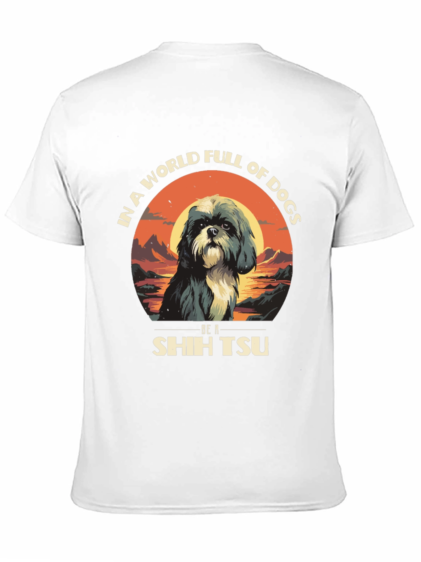 Shih Tzu Dog Lover Graphic Tee