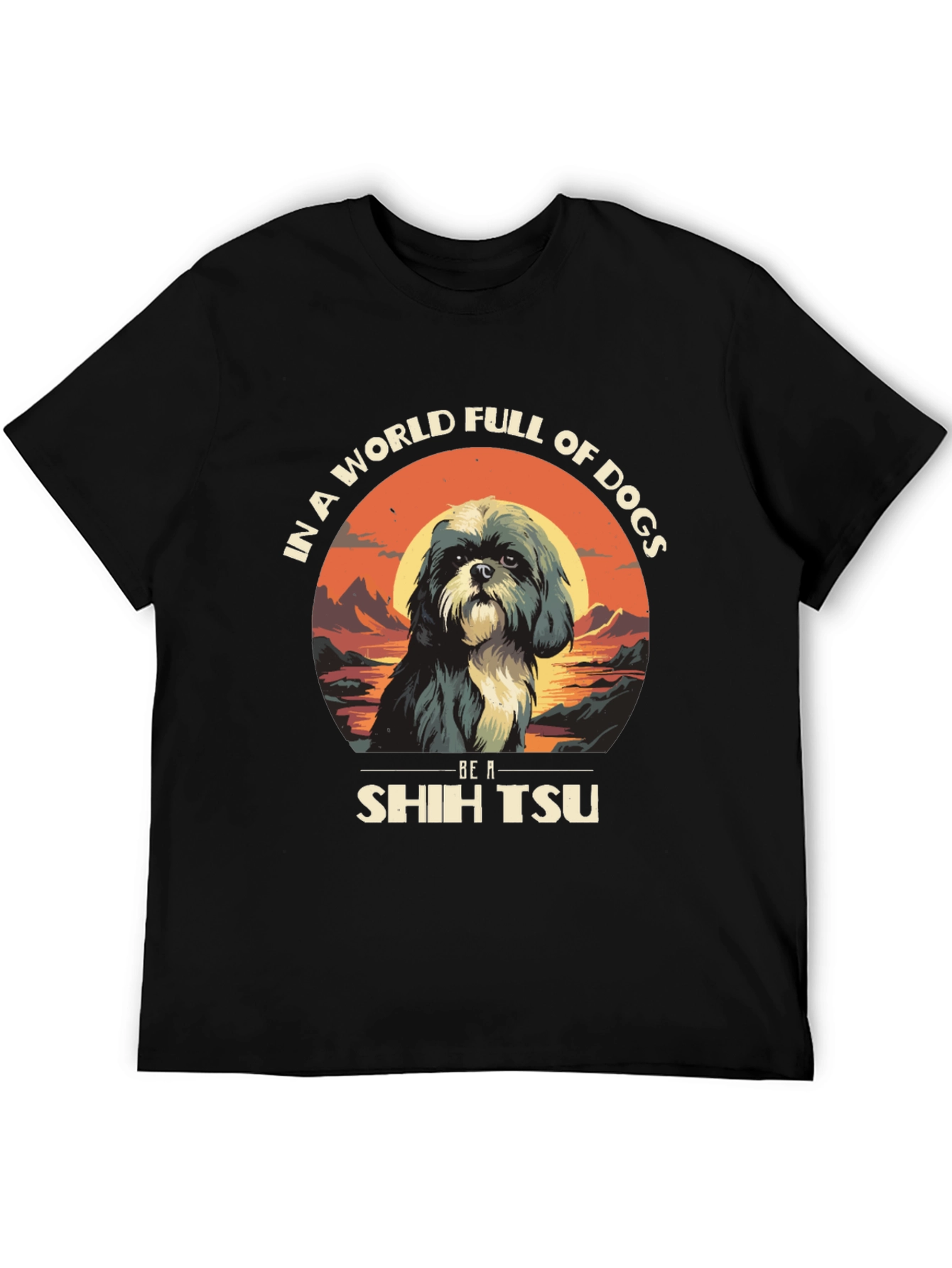 Shih Tzu Dog Lover Graphic Tee