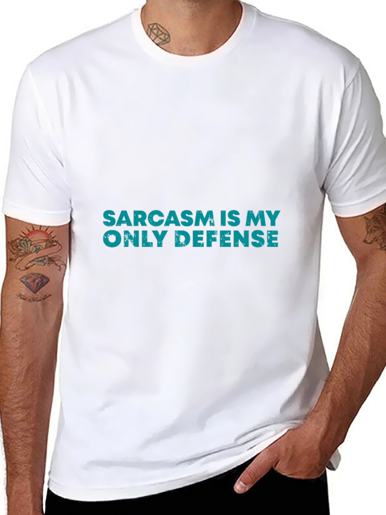 Sarcasm is My Only Defense Graphic T-Shirt