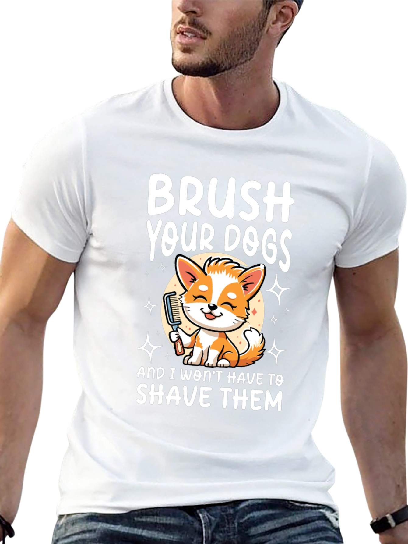Brush Your Dogs Graphic Tee