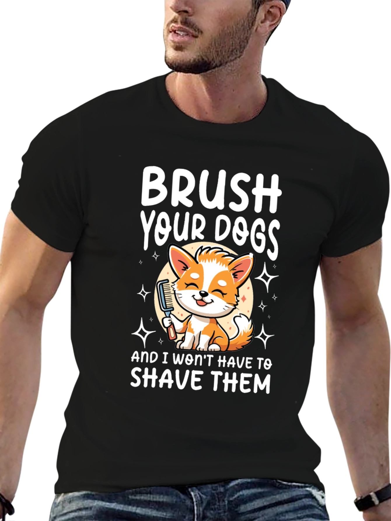 Brush Your Dogs Graphic Tee