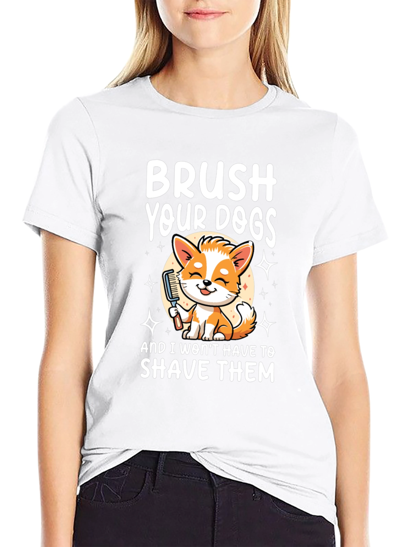 Brush Your Dogs Graphic Tee